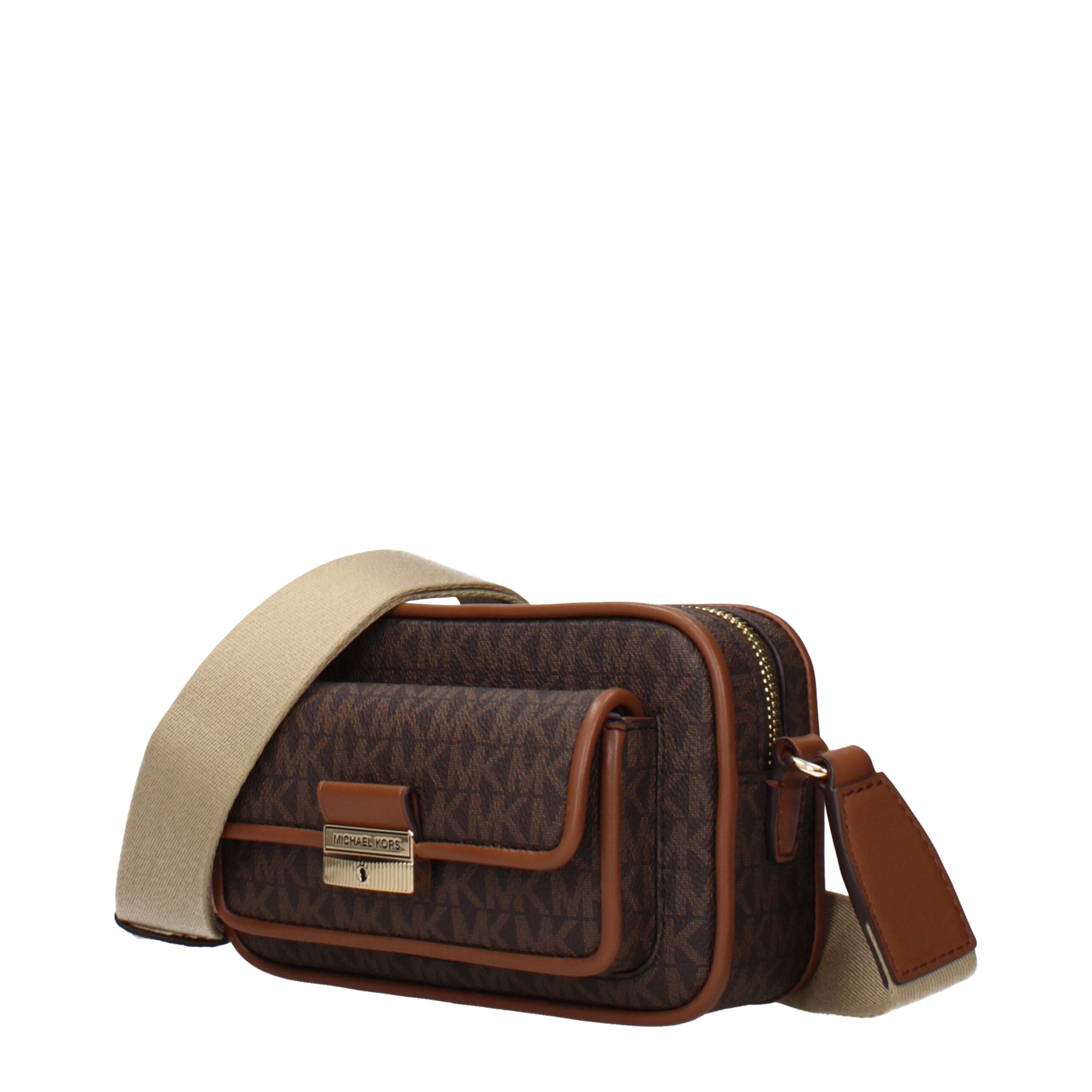 Michael Kors Brown Fabric Crossbody Bag Michael Kors Brown Fabric Crossbody Bag - Image 2