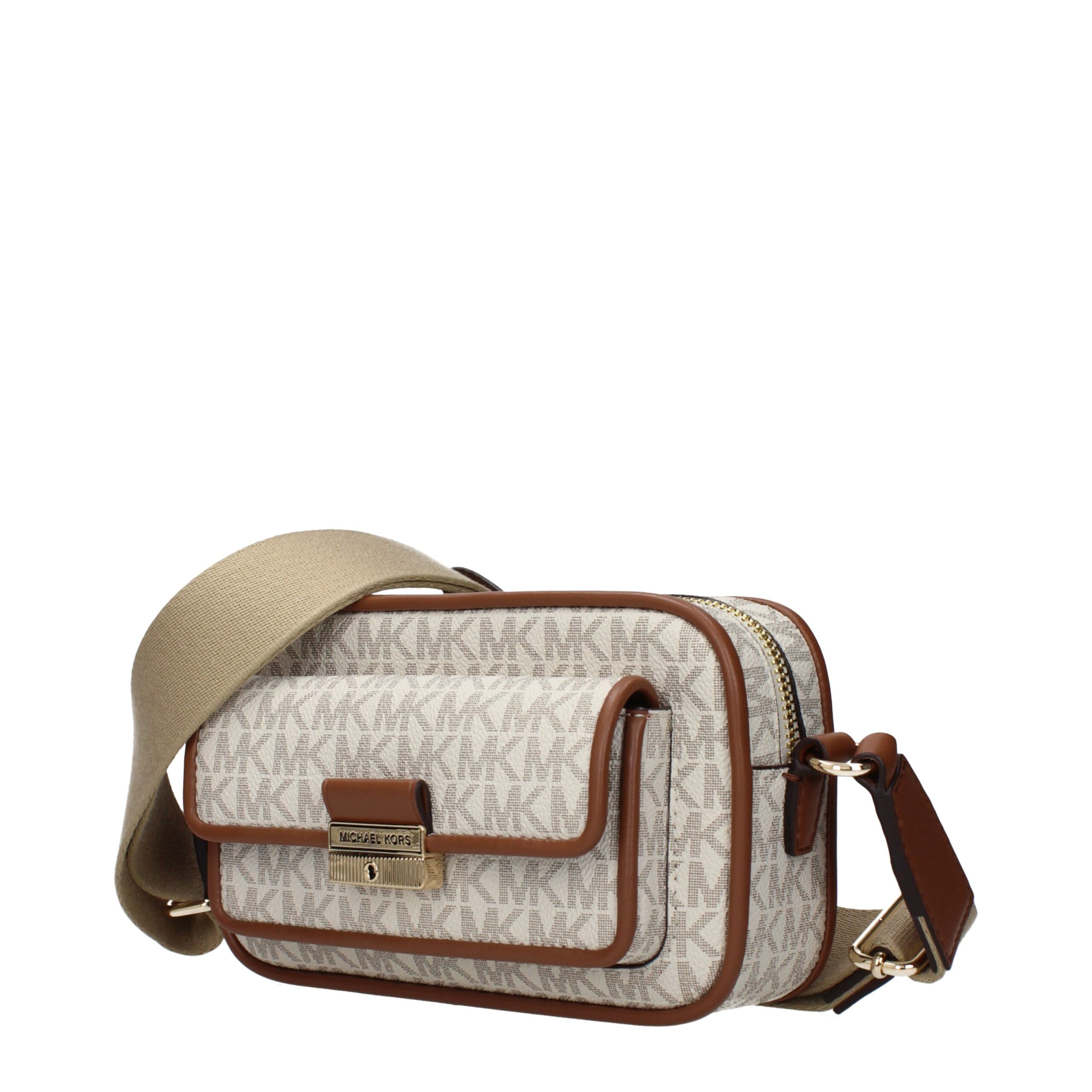Michael Kors Beige Fabric Crossbody Bag Michael Kors Beige Fabric Crossbody Bag - Image 2