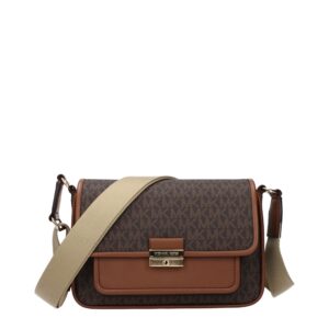 Michael Kors bėžinė tekstilinė rankinė per petį