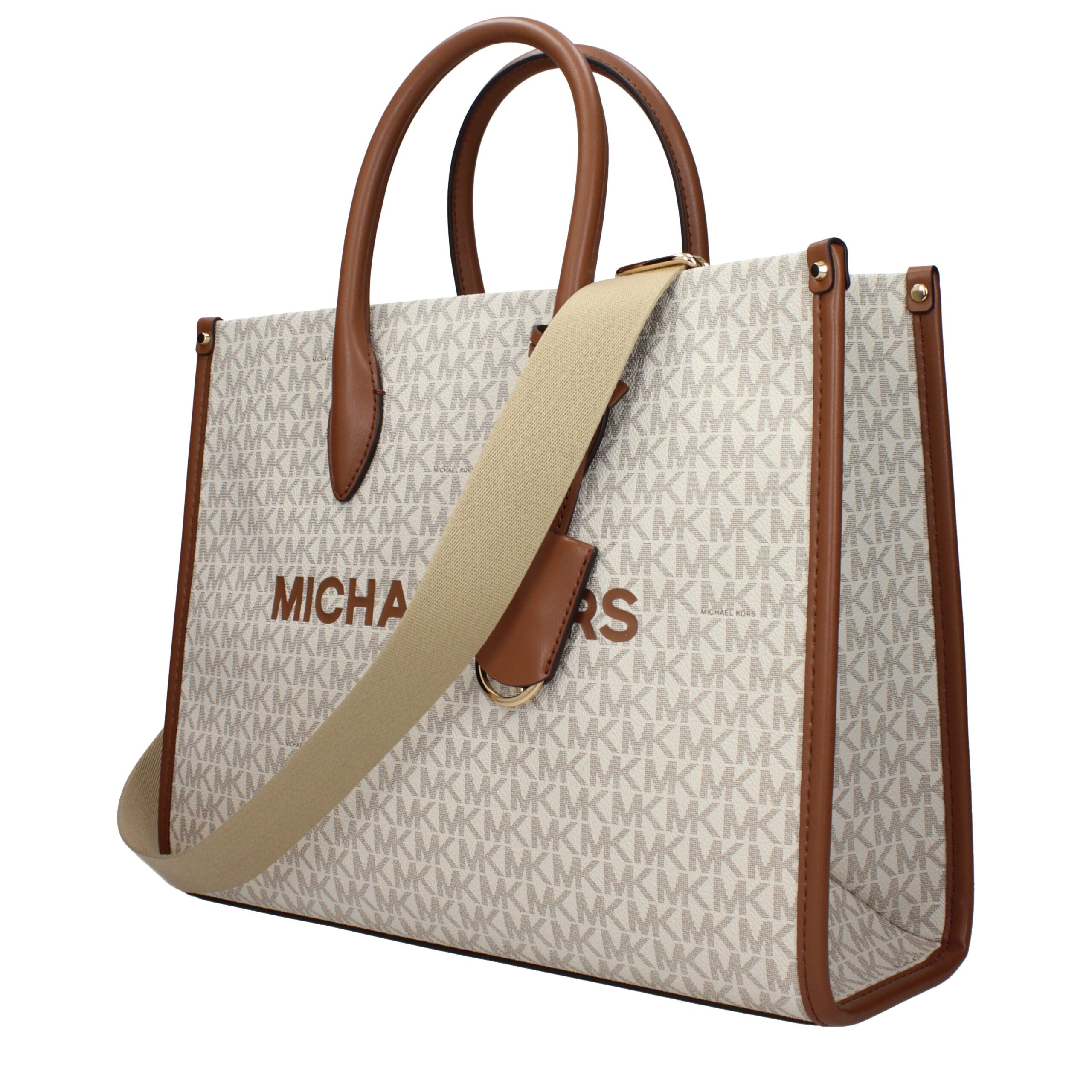 Michael Kors Beige Fabric Handbag Michael Kors Beige Fabric Handbag - Image 2