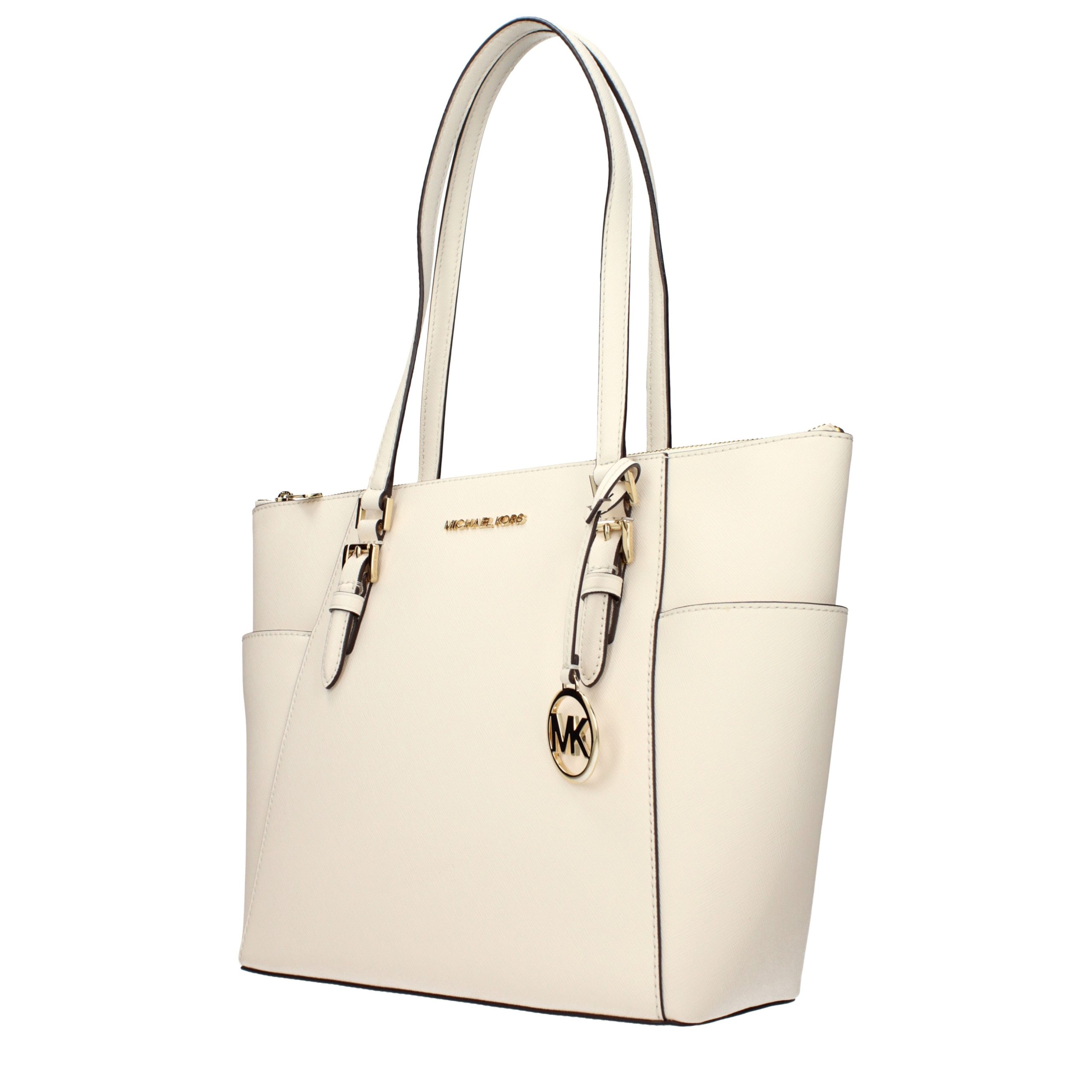 Michael Kors Beige Leather Shoulder Bag Michael Kors Beige Leather Shoulder Bag - Image 2