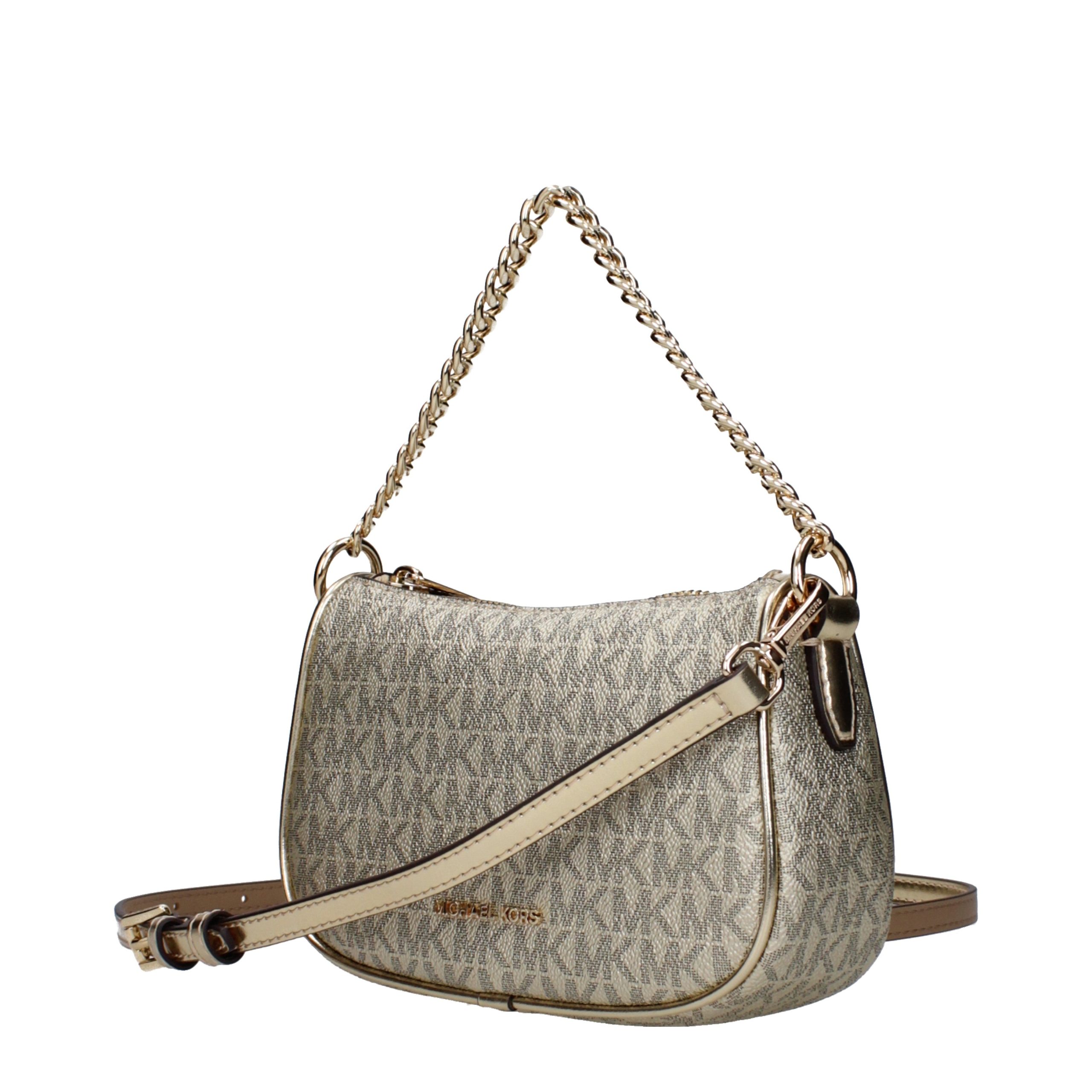 Michael Kors Gold Fabric Handbag Michael Kors Gold Fabric Handbag - Image 2