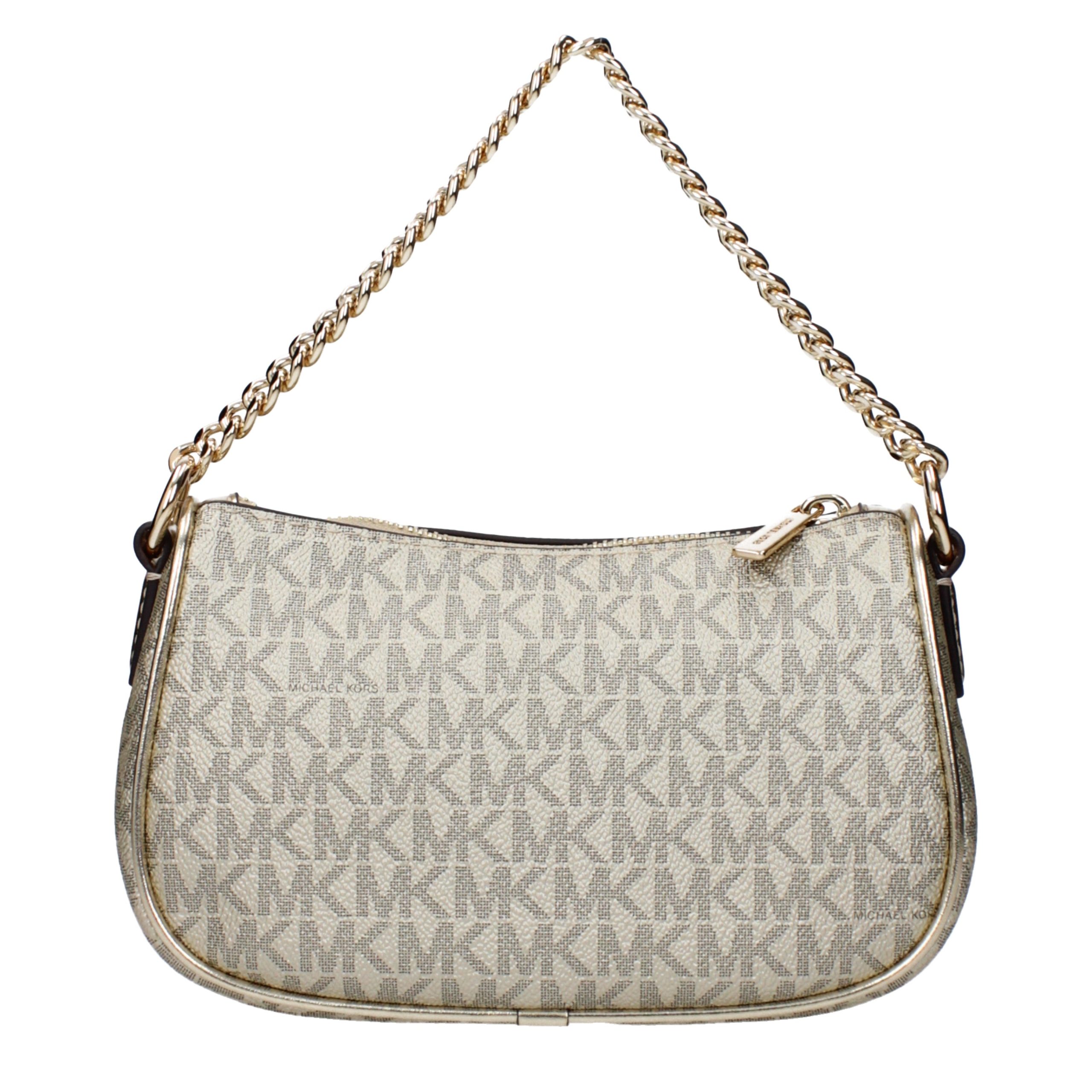 Michael Kors Gold Fabric Handbag Michael Kors Gold Fabric Handbag - Image 3