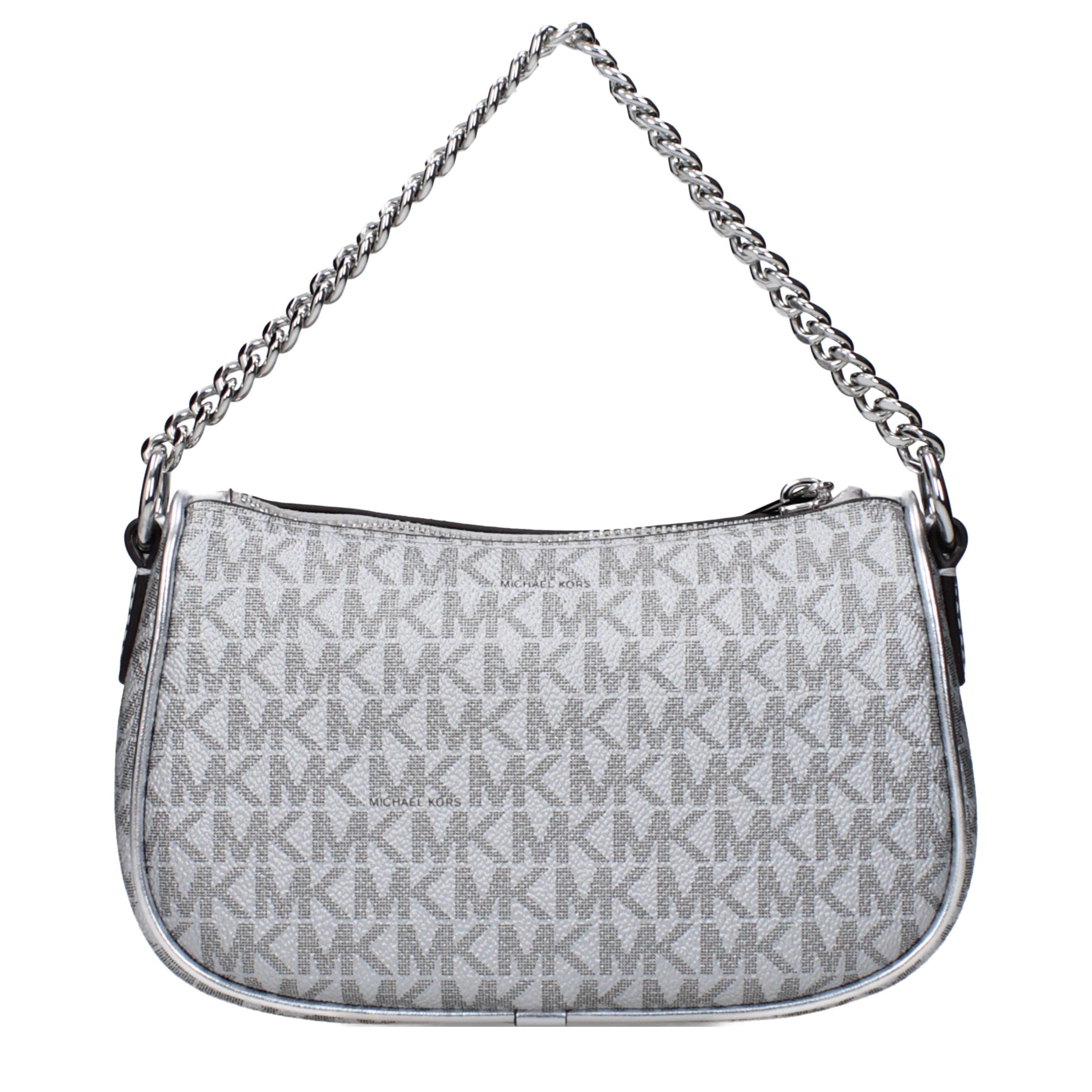 Michael Kors Gray Fabric Handbag Michael Kors Gray Fabric Handbag - Image 3