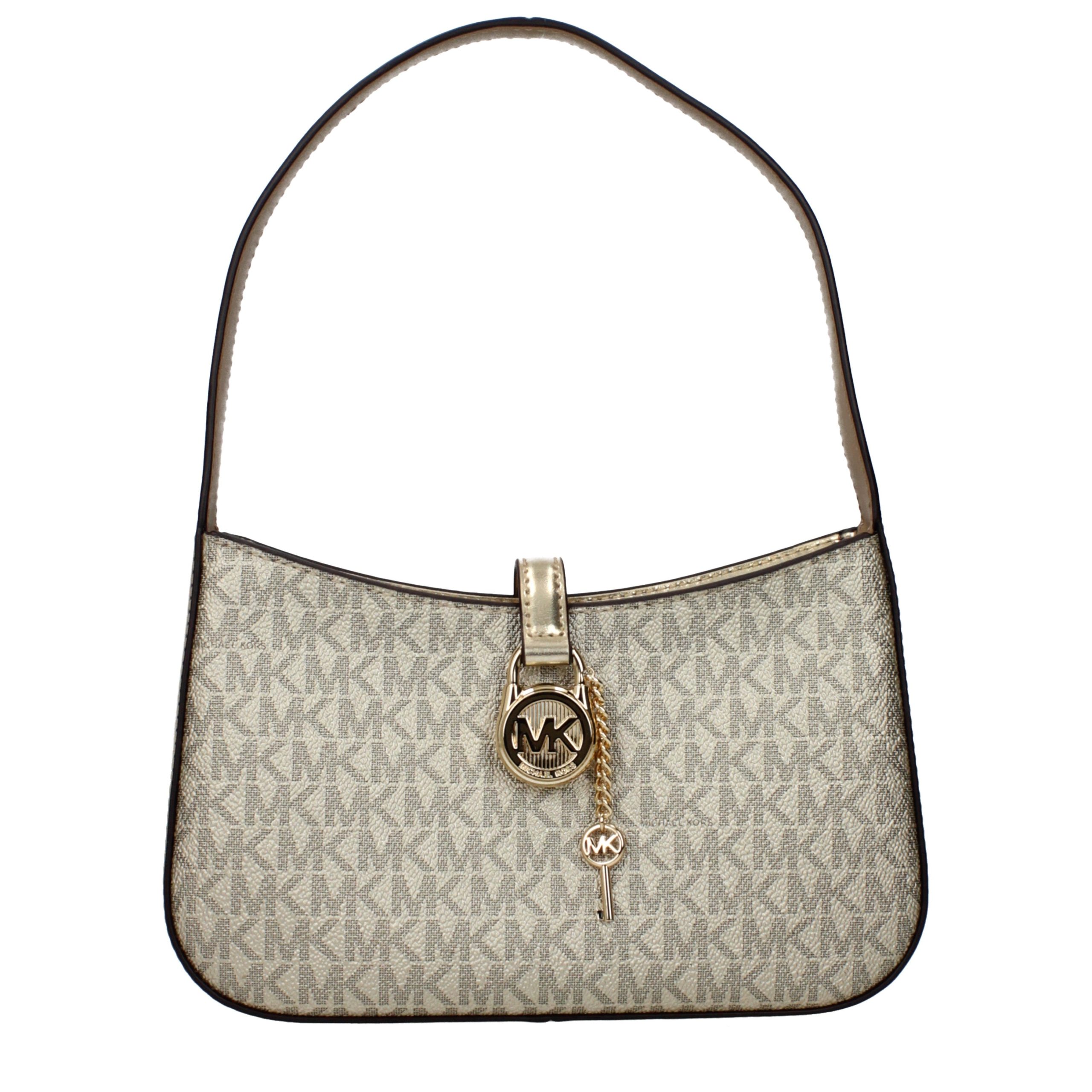Michael Kors Gold Fabric Handbag Michael Kors Gold Fabric Handbag