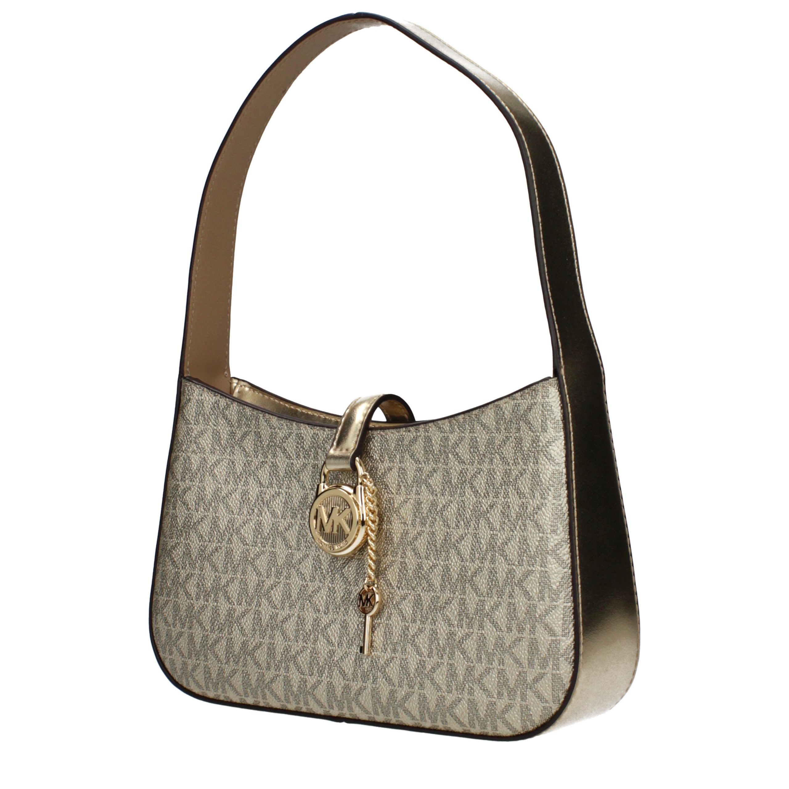 Michael Kors Gold Fabric Handbag Michael Kors Gold Fabric Handbag - Image 2