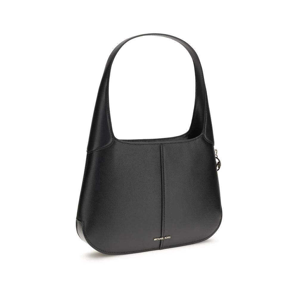 Michael Kors Black Calf Leather Bos Taurus Shoulder Bag Michael Kors Black Calf Leather Bos Taurus Shoulder Bag - Image 2