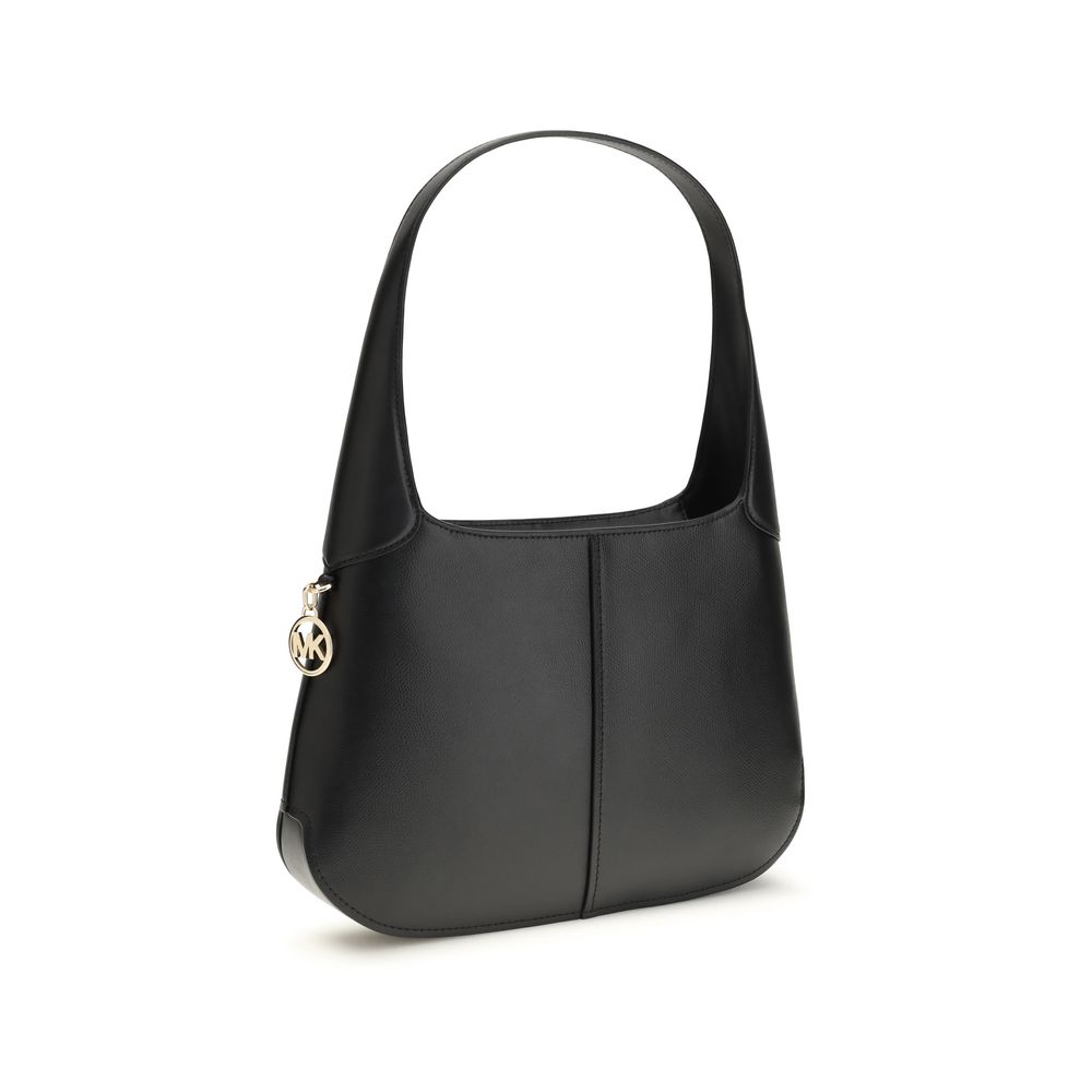 Michael Kors Black Calf Leather Bos Taurus Shoulder Bag Michael Kors Black Calf Leather Bos Taurus Shoulder Bag - Image 3