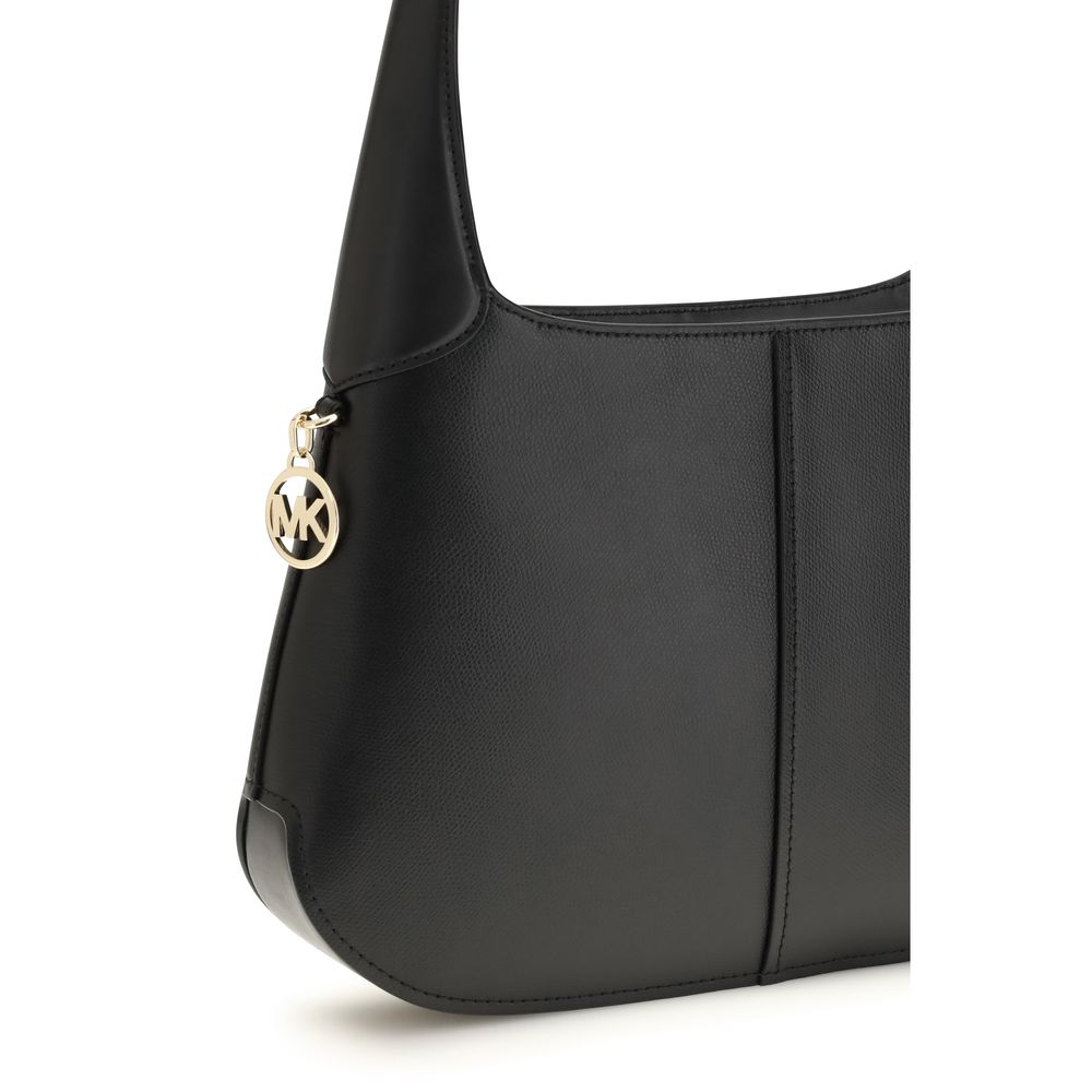 Michael Kors Black Calf Leather Bos Taurus Shoulder Bag Michael Kors Black Calf Leather Bos Taurus Shoulder Bag - Image 4