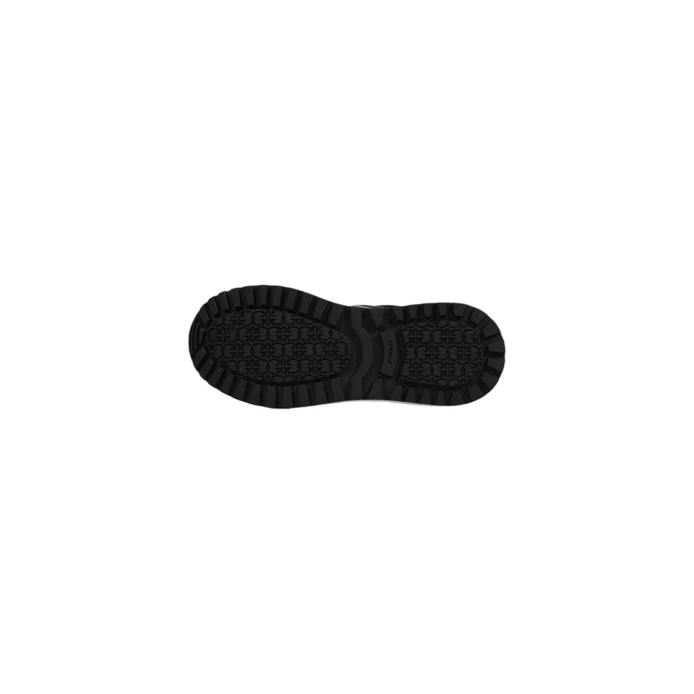 PINKO Black Leather Low Top Sneakers PINKO Black Leather Low Top Sneakers - Image 5