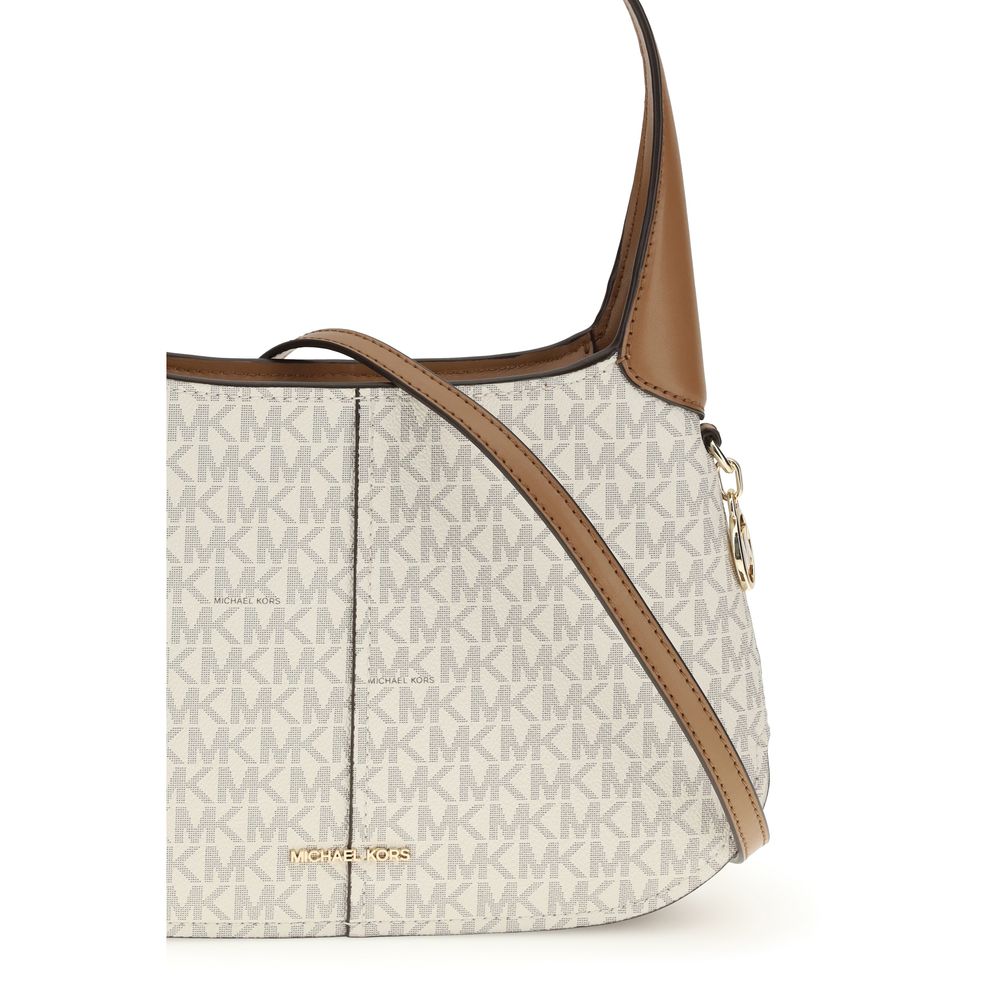 Michael Kors Beige Cotton Shoulder Bag Michael Kors Beige Cotton Shoulder Bag - Image 4