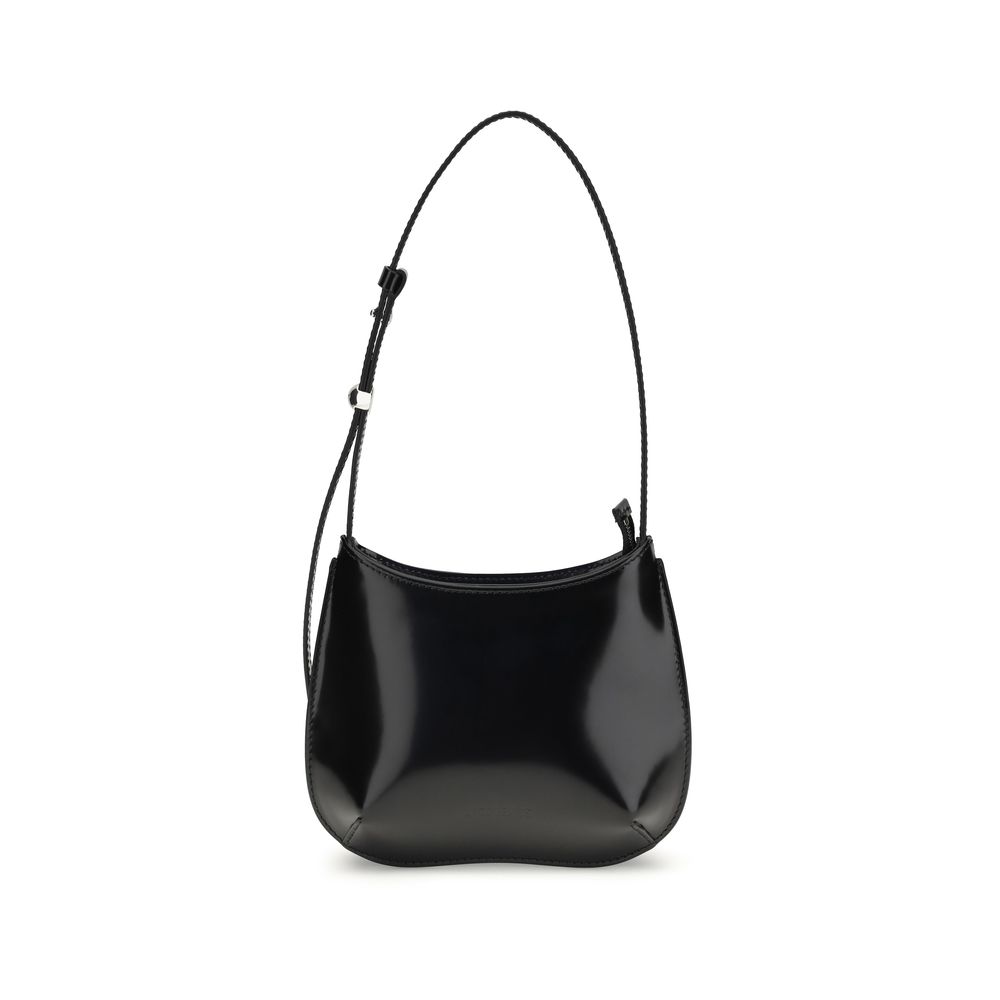 Jacquemus Black Calf Leather Bos Taurus Shoulder Bag Jacquemus Black Calf Leather Bos Taurus Shoulder Bag