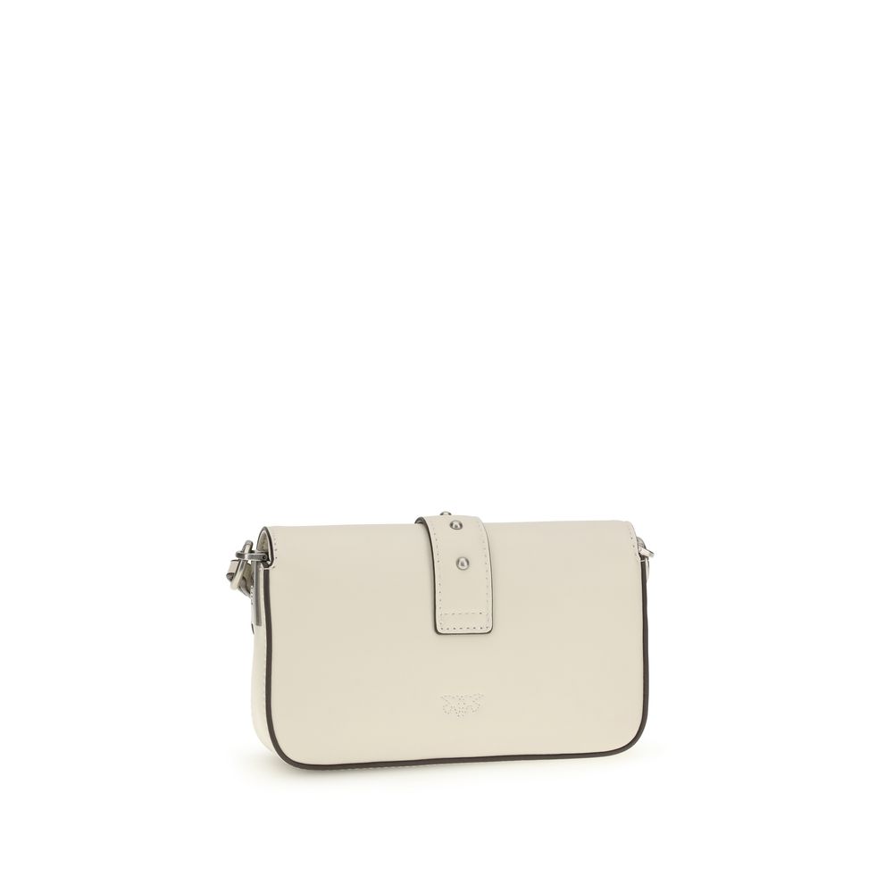 PINKO White Calf Leather Bos Taurus Shoulder Bag PINKO White Calf Leather Bos Taurus Shoulder Bag - Image 3
