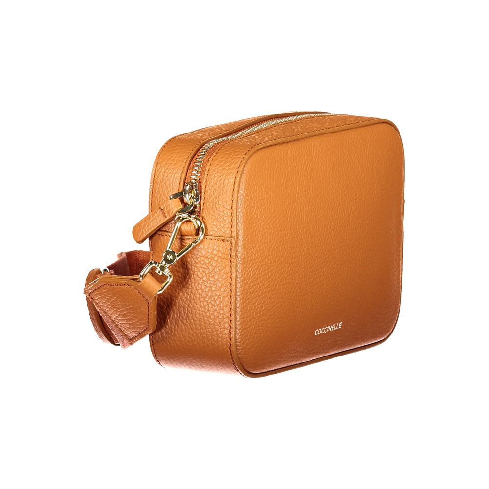 Coccinelle Arancione Leather Woman Handbag Coccinelle Arancione Leather Woman Handbag - Image 3