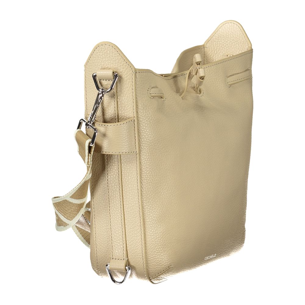 Coccinelle Beige Leather Women Handbag Coccinelle Beige Leather Women Handbag - Image 3