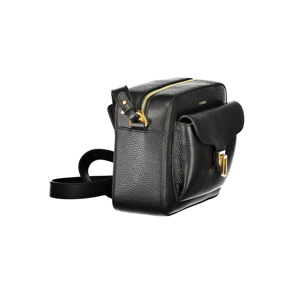 Coccinelle Black Leather Women Bag Coccinelle Black Leather Women Bag - Image 3