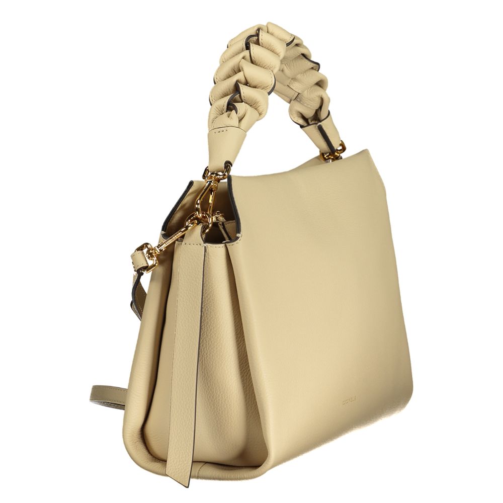 Coccinelle Beige Leather Women Handbag Coccinelle Beige Leather Women Handbag - Image 3