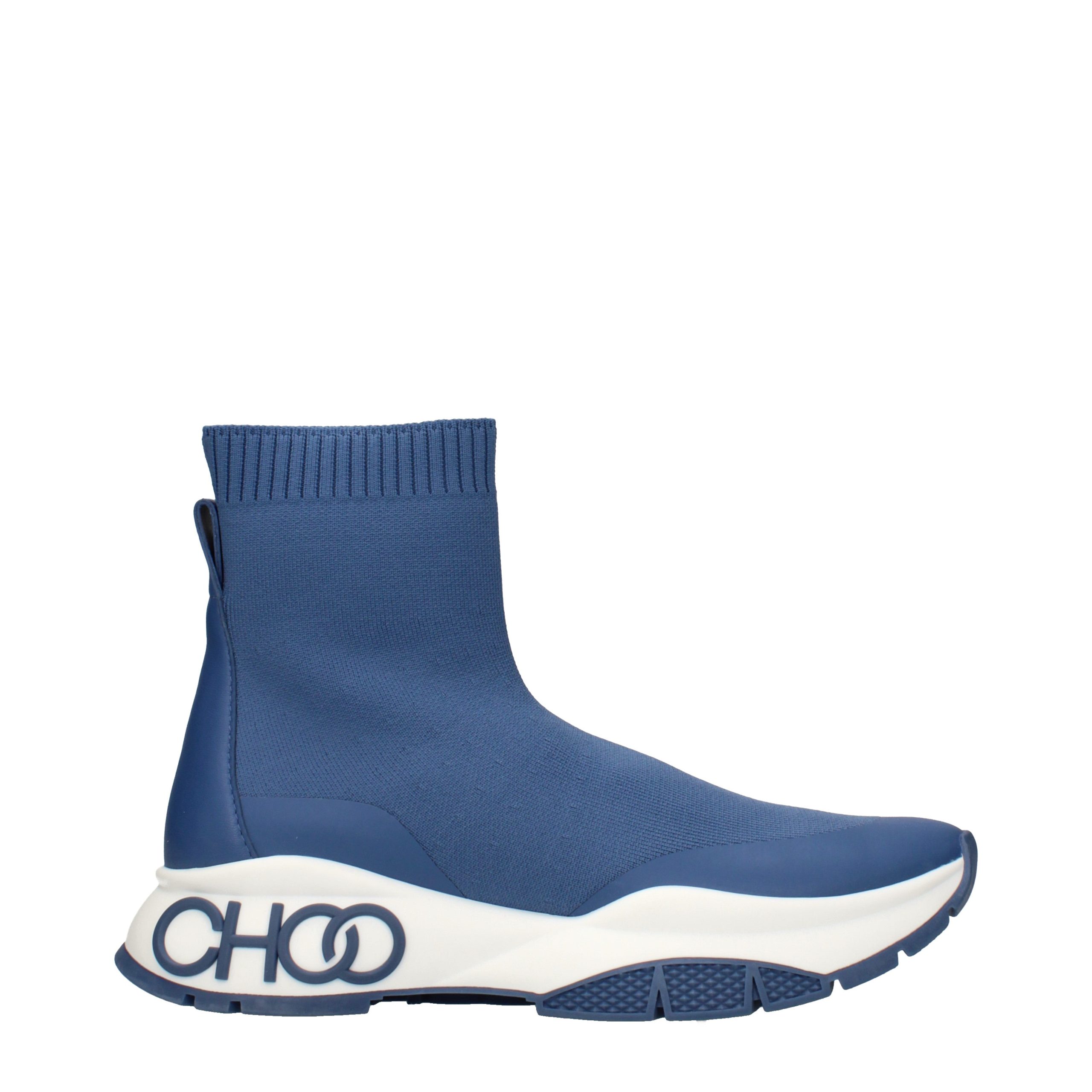 Jimmy Choo Blue Fabric Ankle Boots Jimmy Choo Blue Fabric Ankle Boots