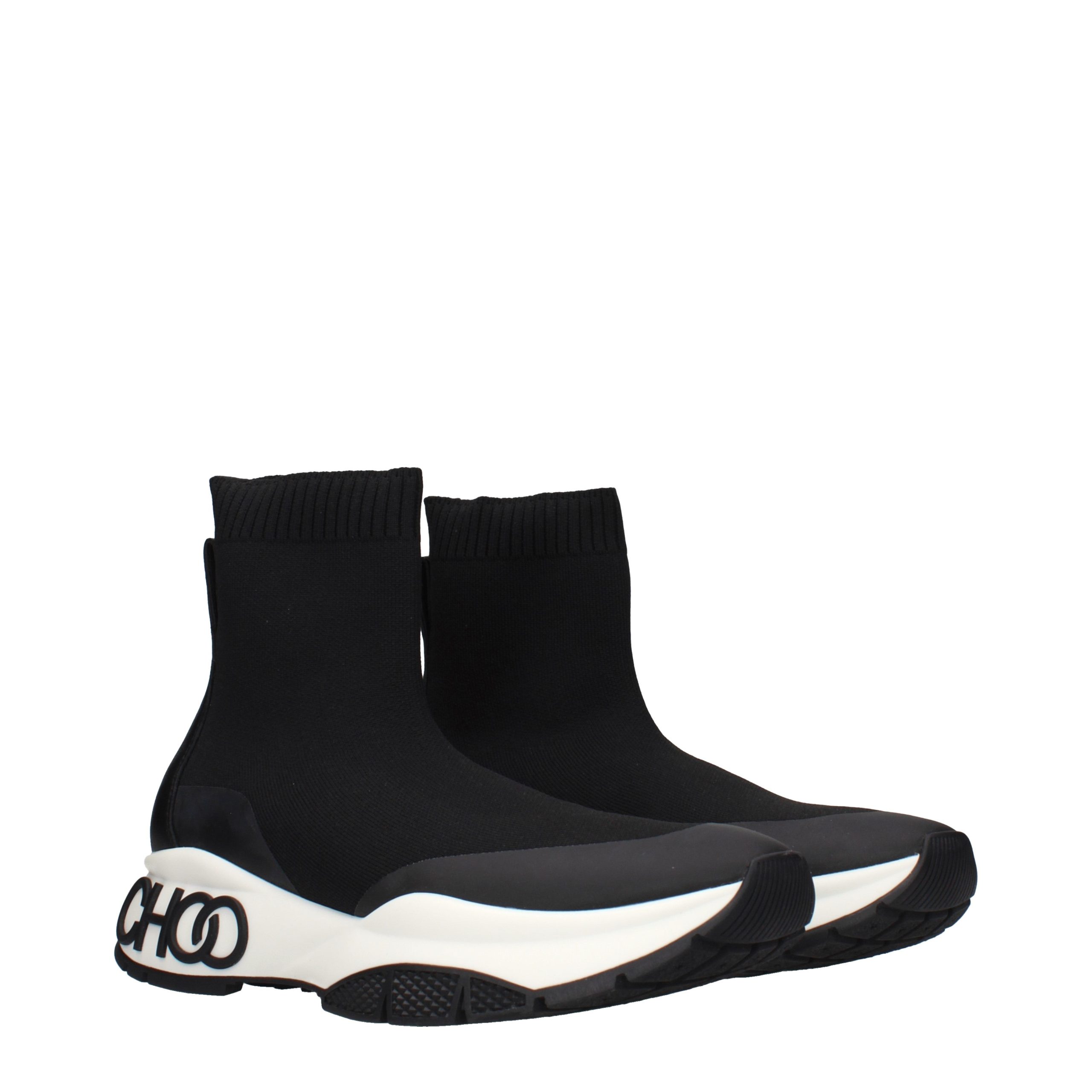 Jimmy Choo Black Fabric Ankle Boots Jimmy Choo Black Fabric Ankle Boots - Image 2