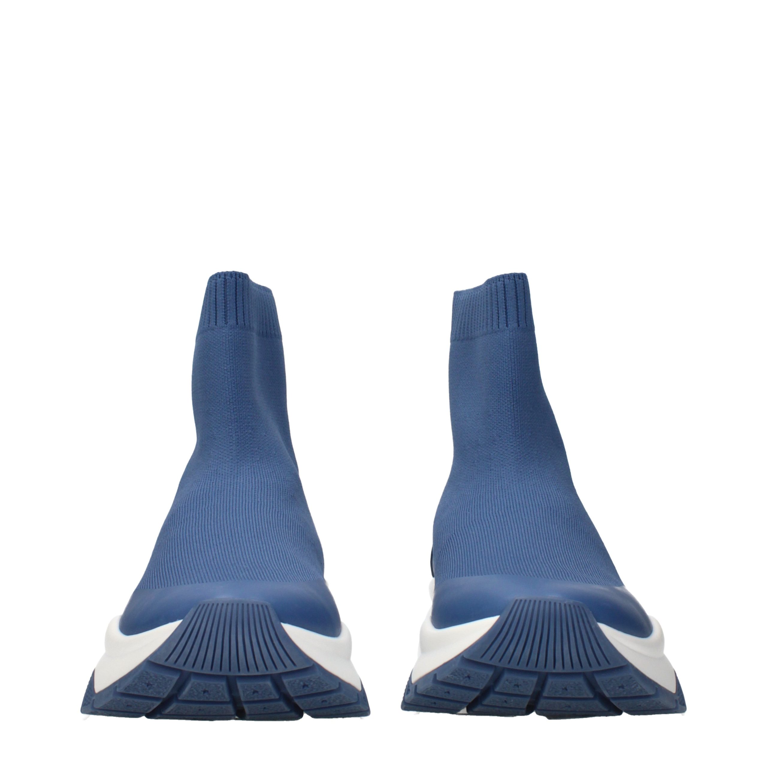 Jimmy Choo Blue Fabric Ankle Boots Jimmy Choo Blue Fabric Ankle Boots - Image 3