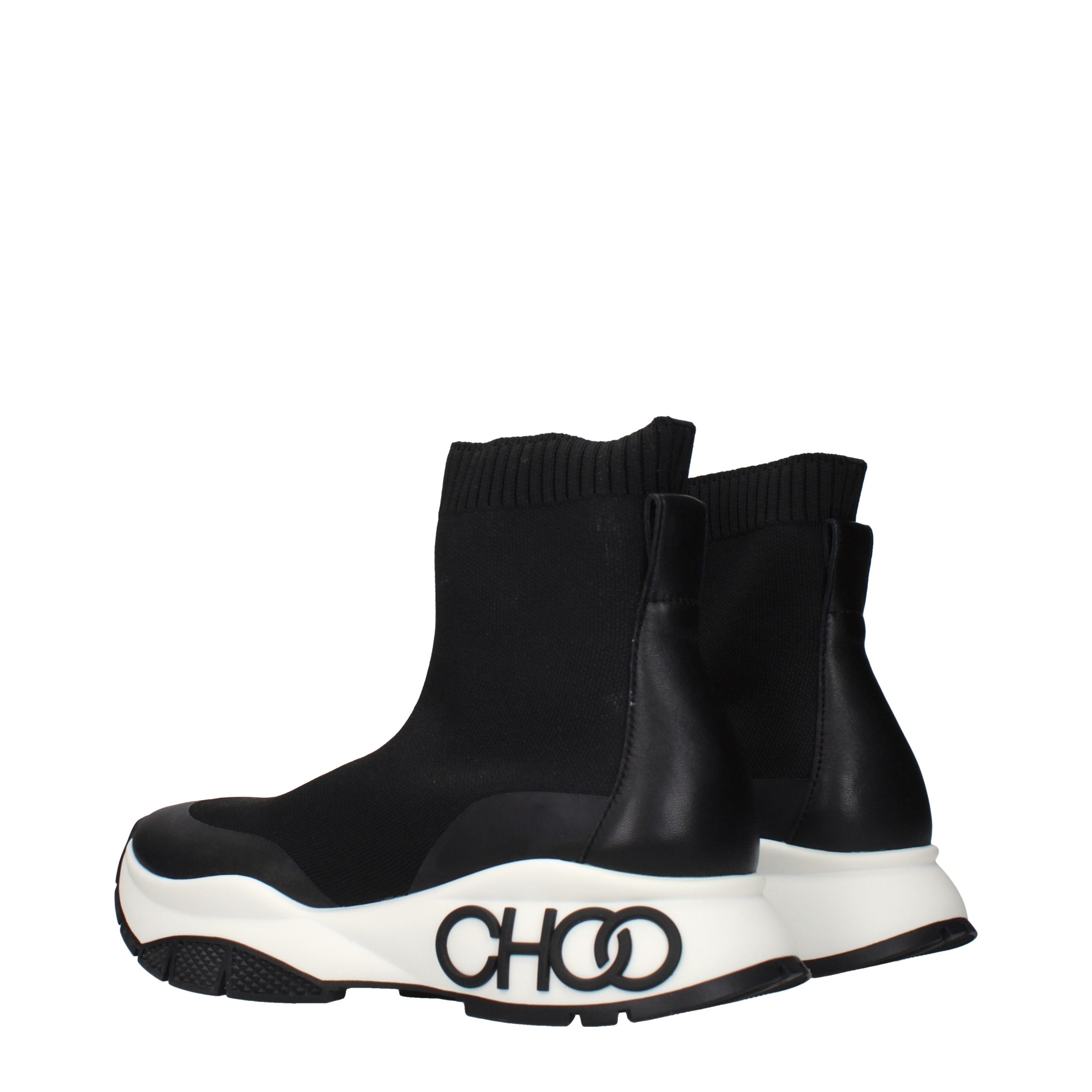 Jimmy Choo Black Fabric Ankle Boots Jimmy Choo Black Fabric Ankle Boots - Image 4