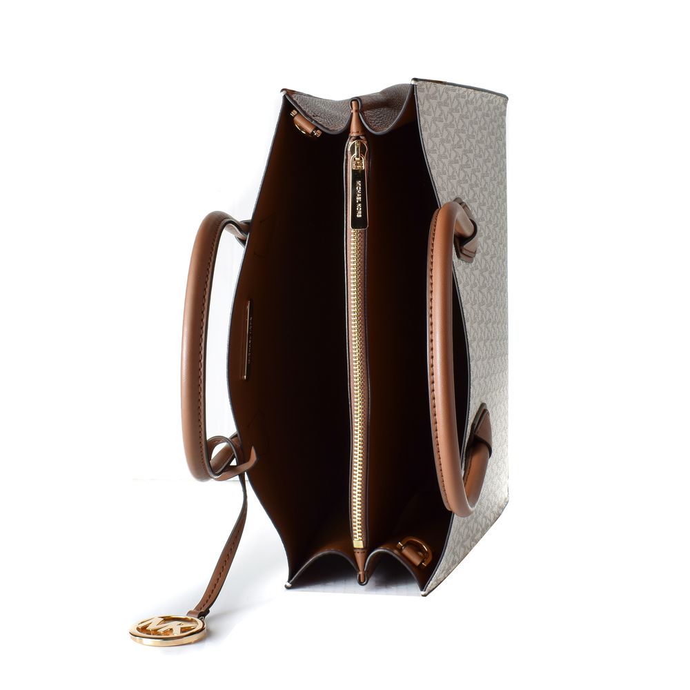 Michael Kors Gray Leather Handbag Michael Kors Gray Leather Handbag - Image 3