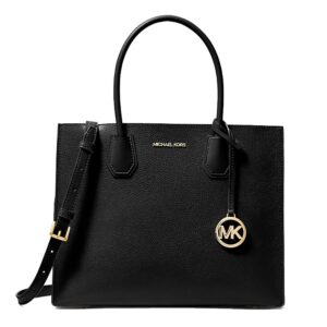 Michael Kors juoda odinė rankinė per petį