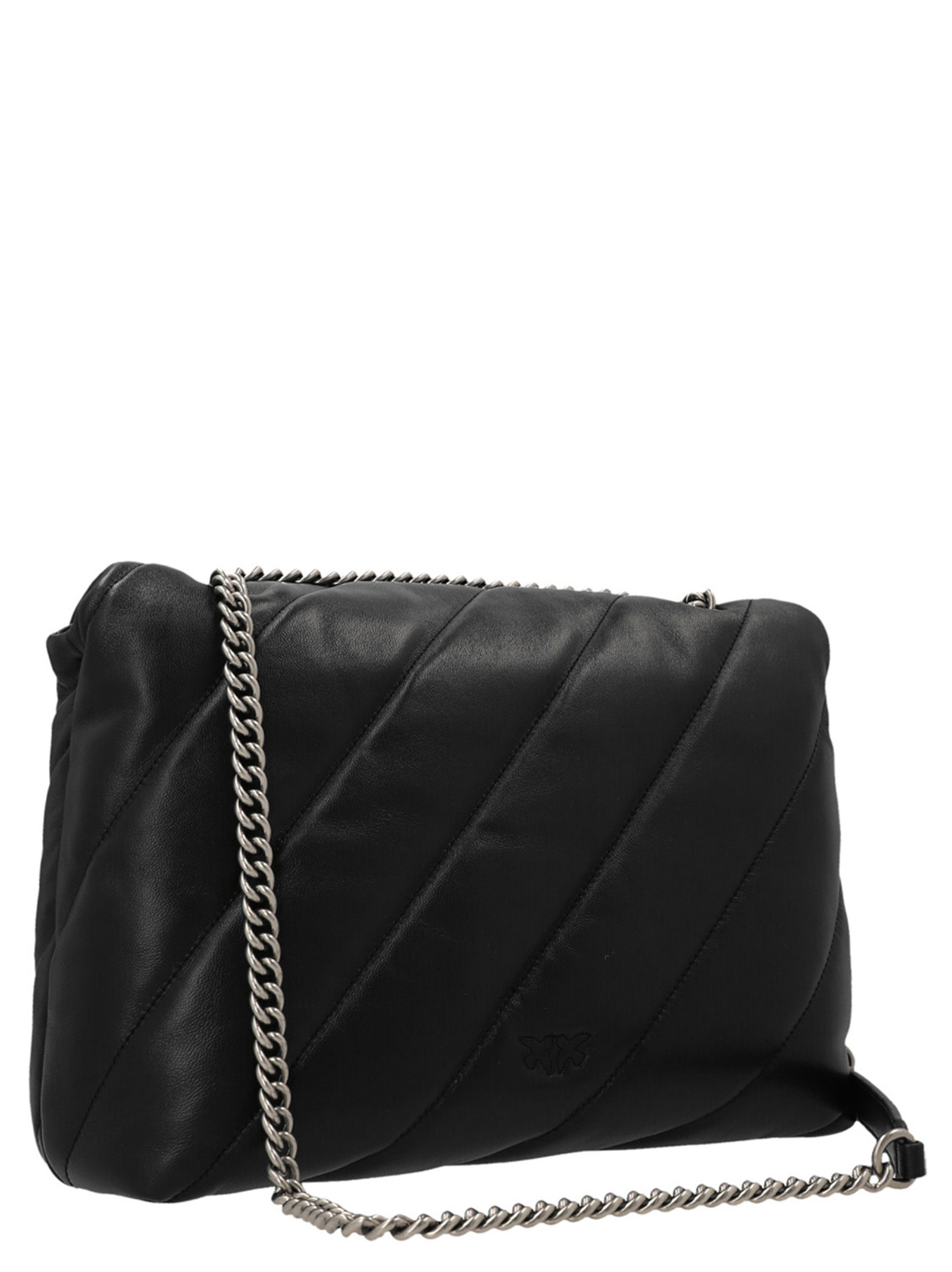 PINKO Black Lamb Leather Crossbody Bag PINKO Black Lamb Leather Crossbody Bag - Image 2