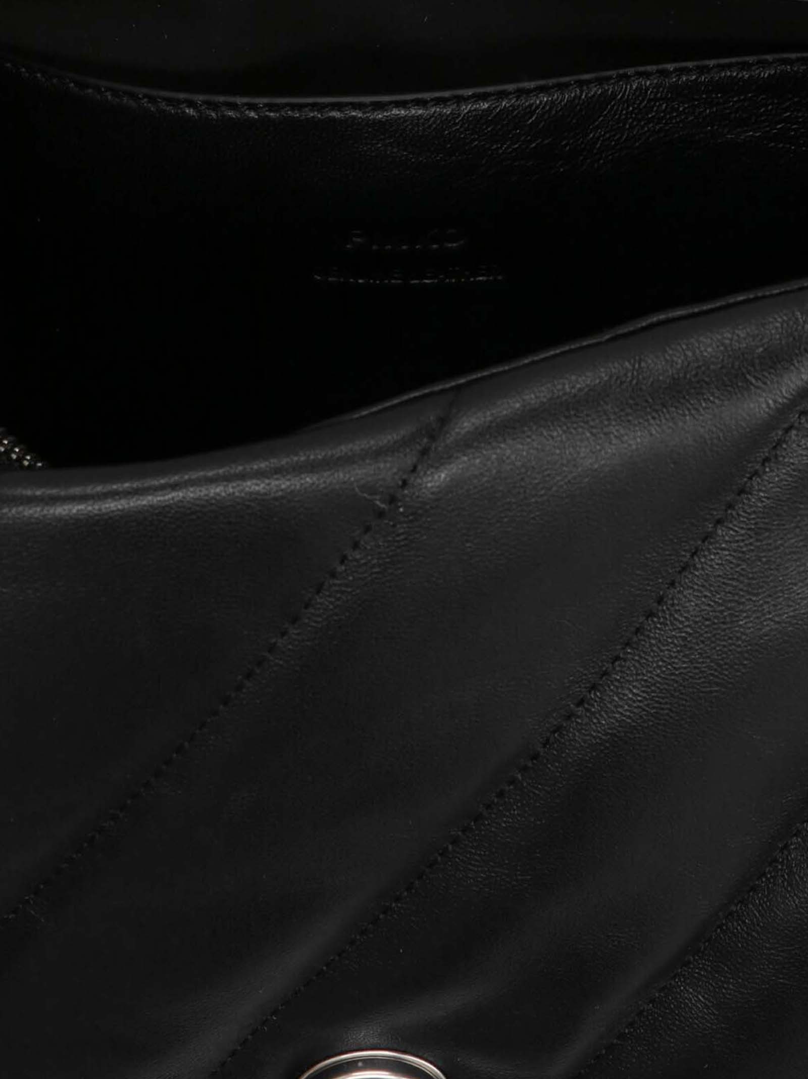PINKO Black Lamb Leather Crossbody Bag PINKO Black Lamb Leather Crossbody Bag - Image 4