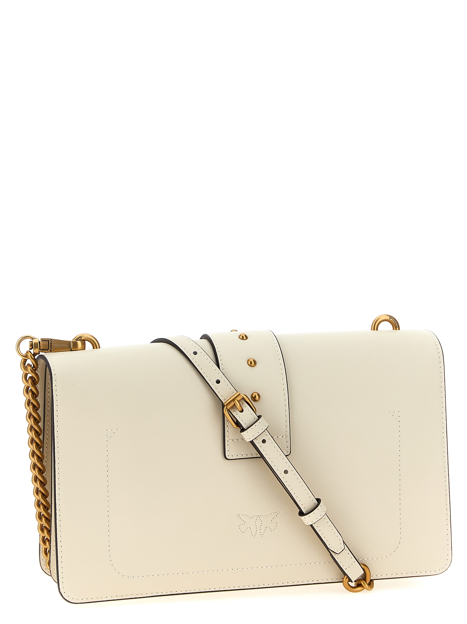 PINKO White Goatskin Crossbody Bag PINKO White Goatskin Crossbody Bag - Image 2