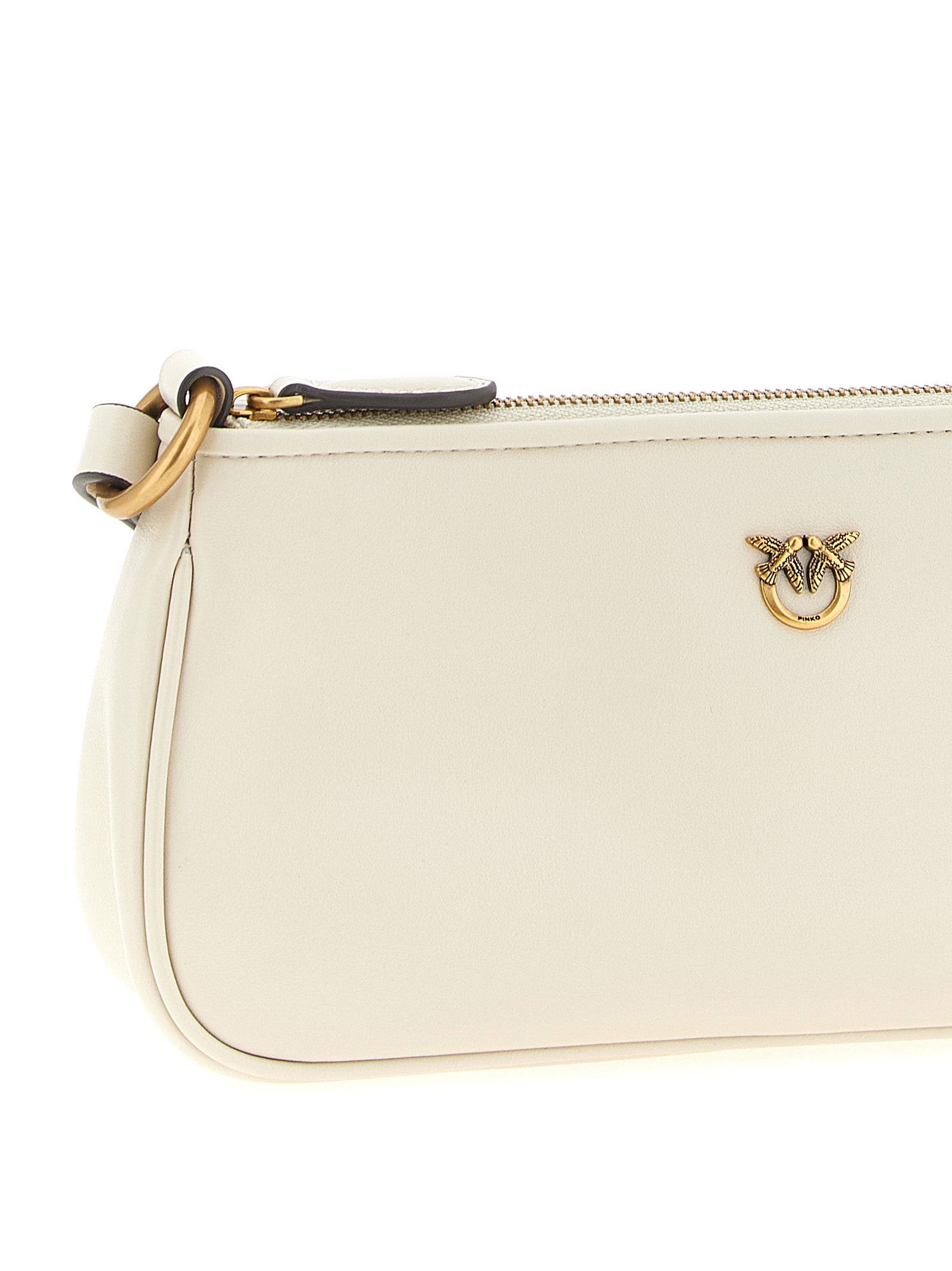 PINKO White Goatskin Crossbody Bag PINKO White Goatskin Crossbody Bag - Image 3