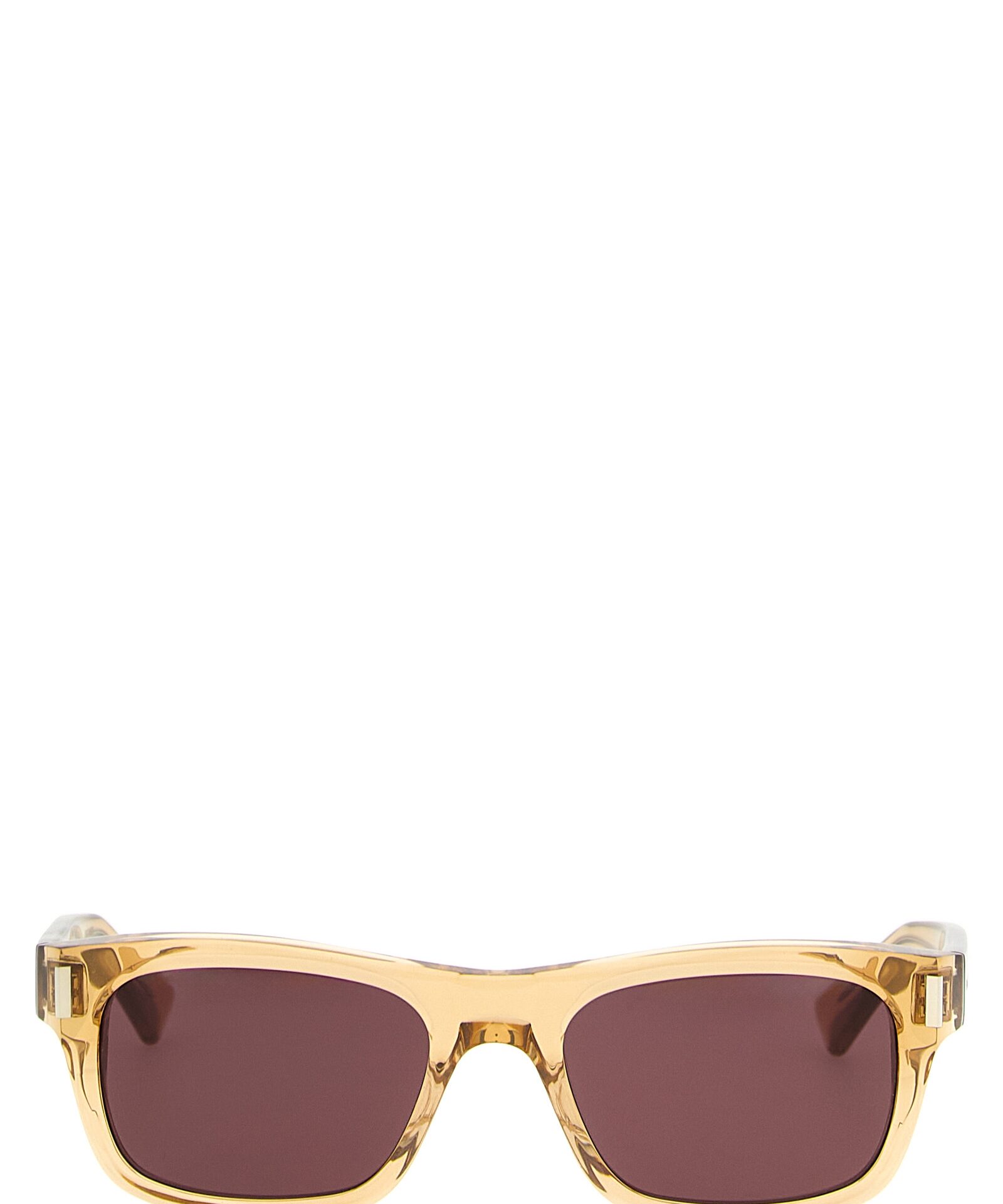 Saint Laurent Beige Acetate Sunglasses
