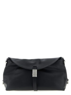 PINKO Black Goatskin Shoulder Bag