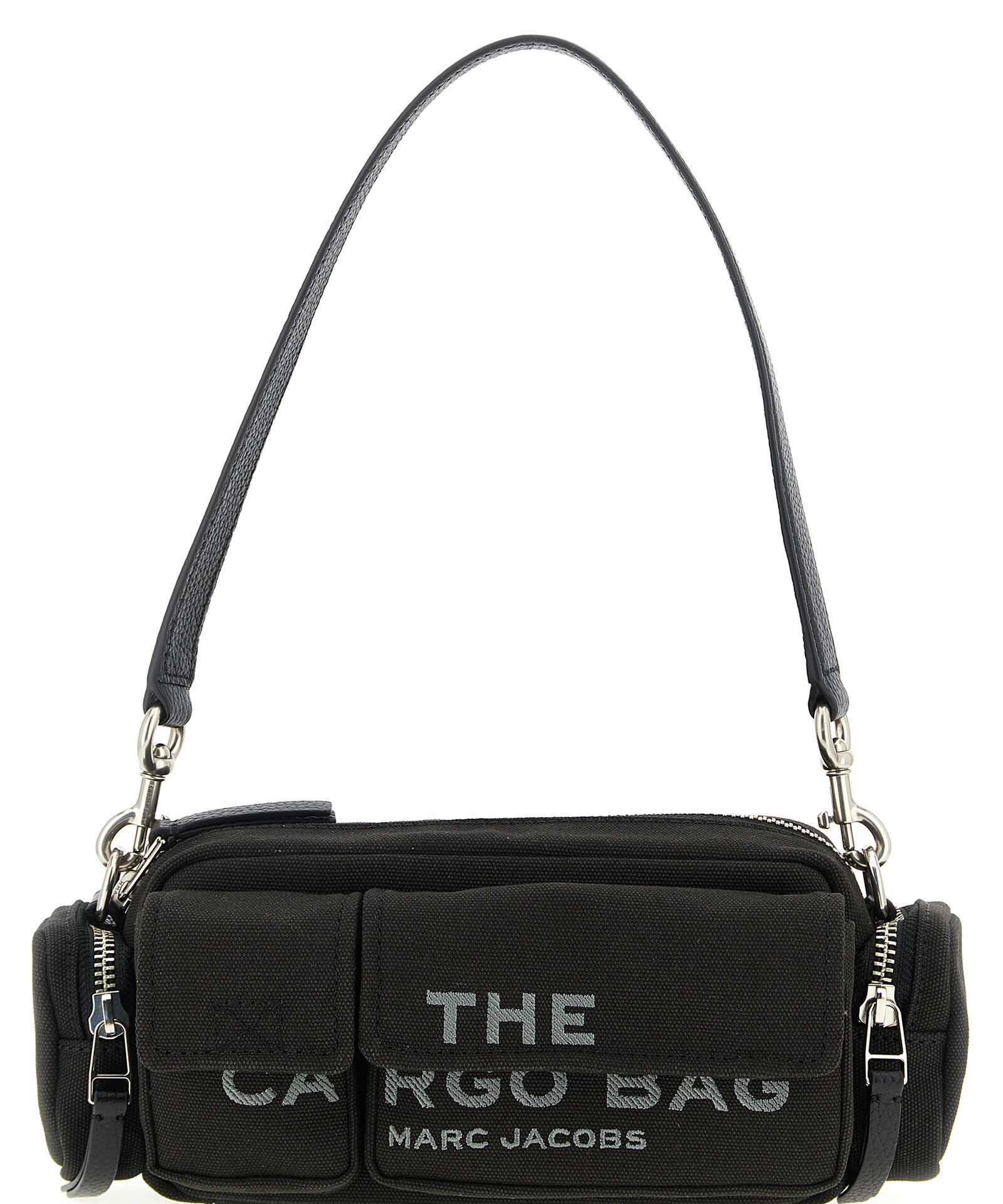 Marc Jacobs Black Cotton Shoulder Bag