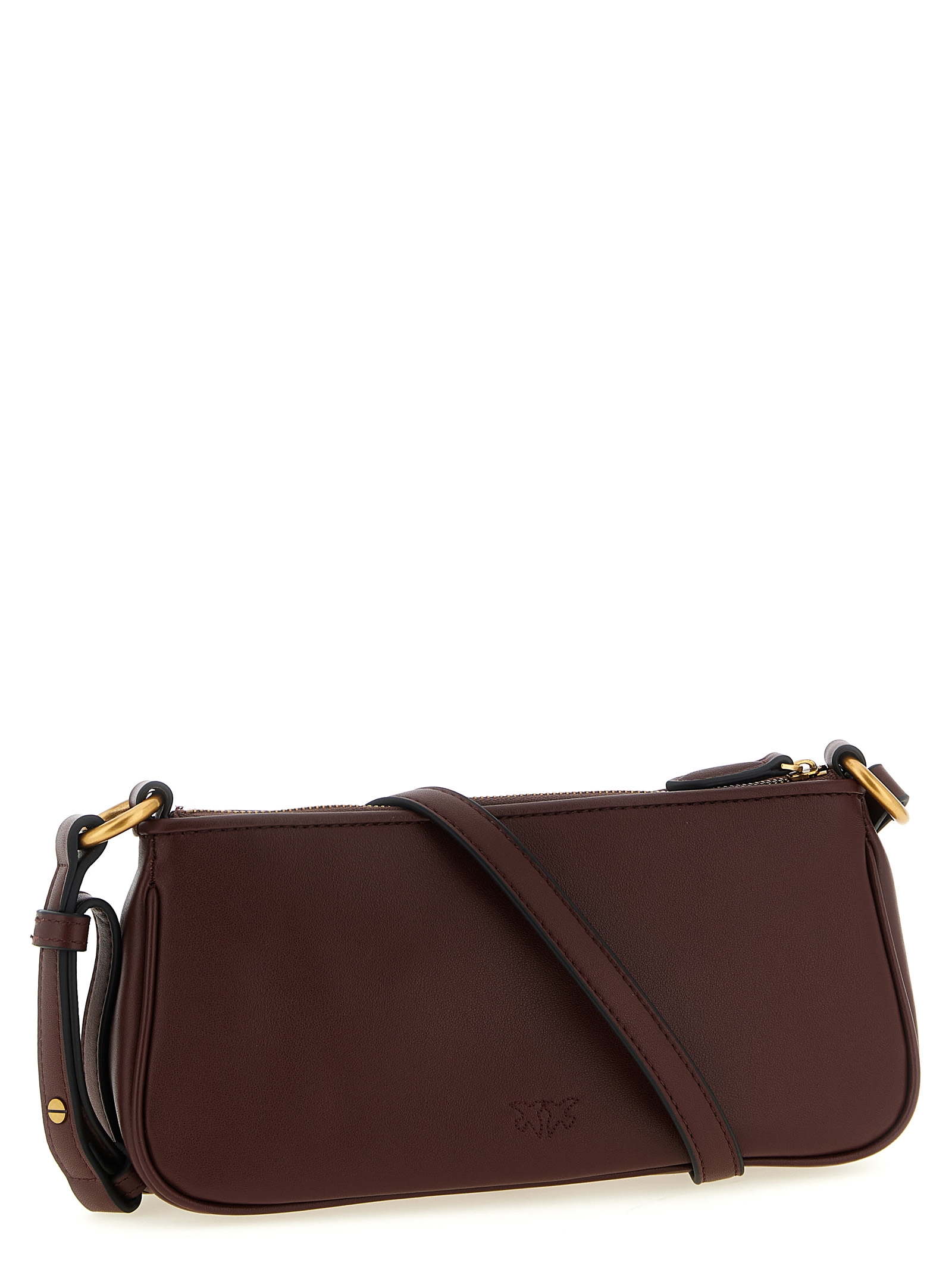 PINKO Bordeaux Cowhide Crossbody Bag PINKO Bordeaux Cowhide Crossbody Bag - Image 2