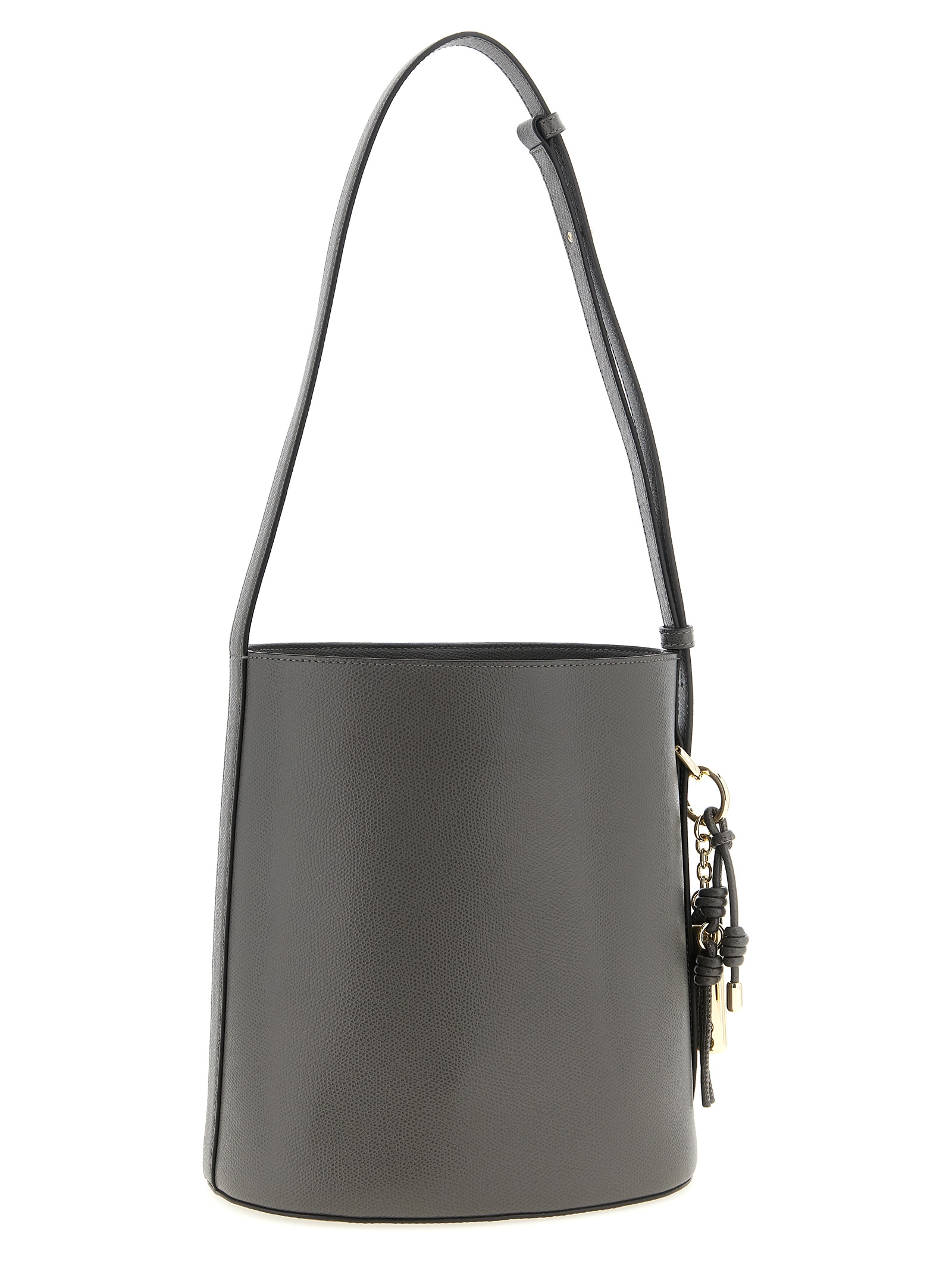 Furla Gray Calfskin Shoulder Bag Furla Gray Calfskin Shoulder Bag - Image 2