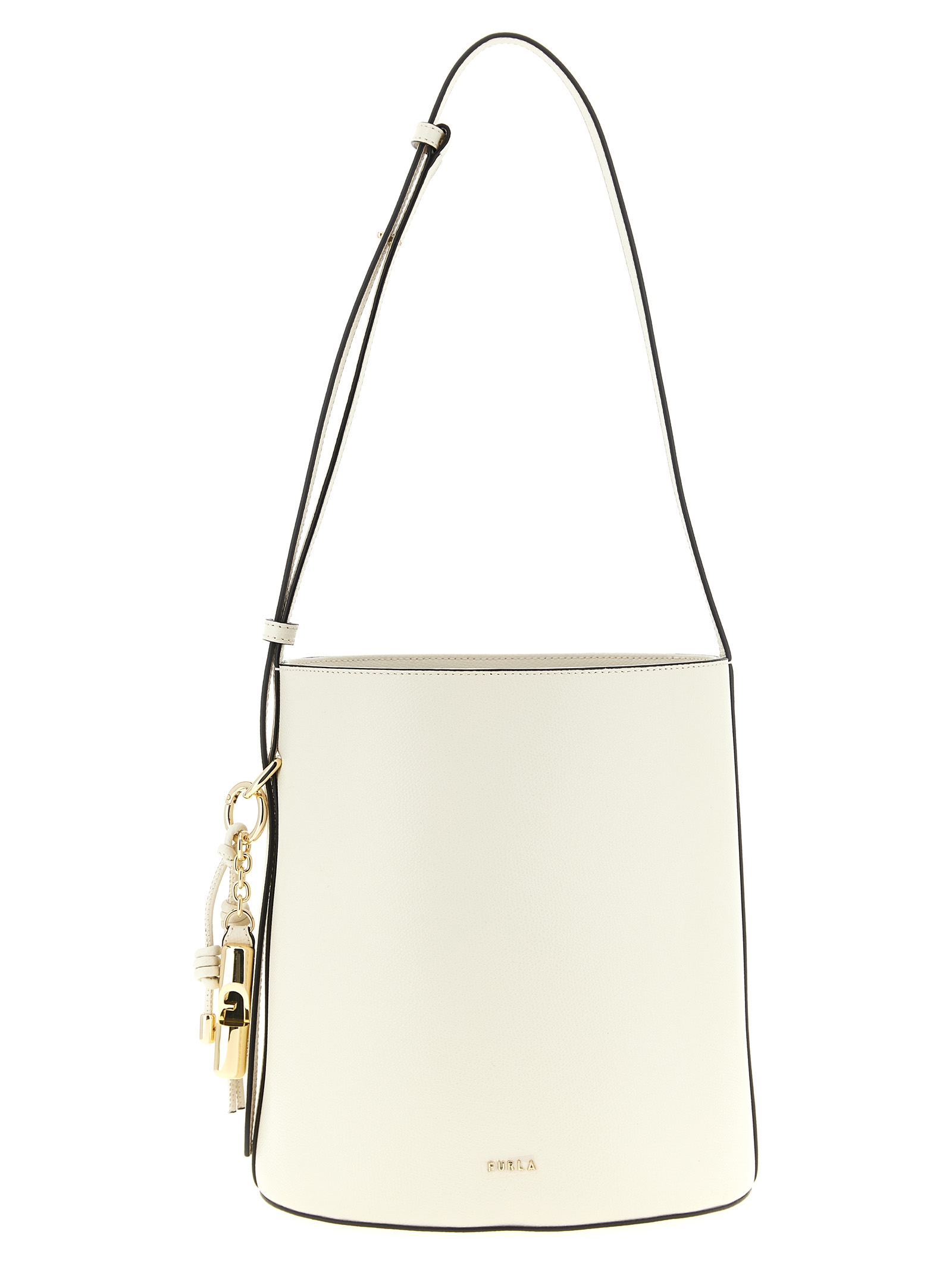 Furla White Calfskin Shoulder Bag Furla White Calfskin Shoulder Bag