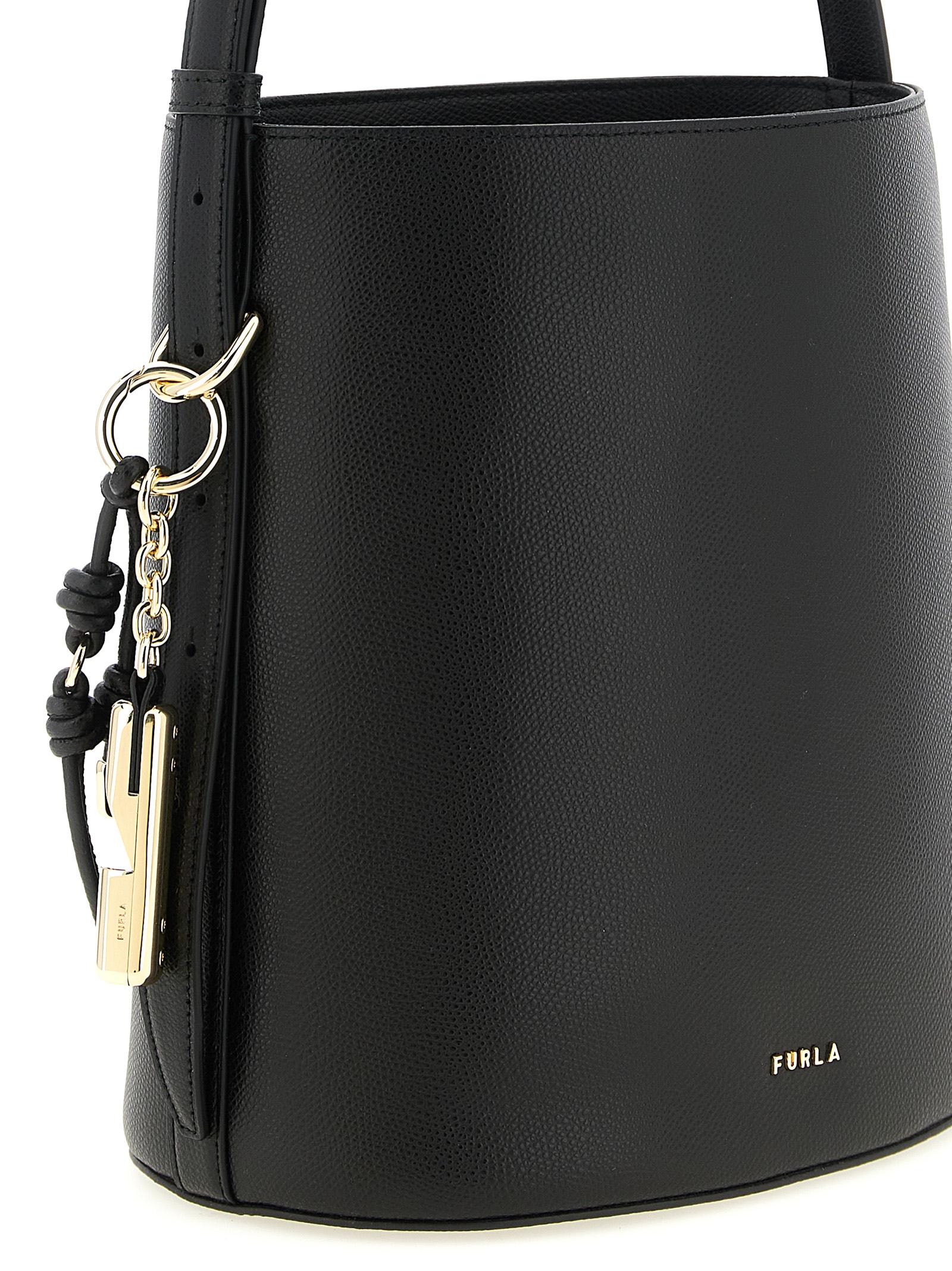 Furla Black Calfskin Shoulder Bag Furla Black Calfskin Shoulder Bag - Image 3