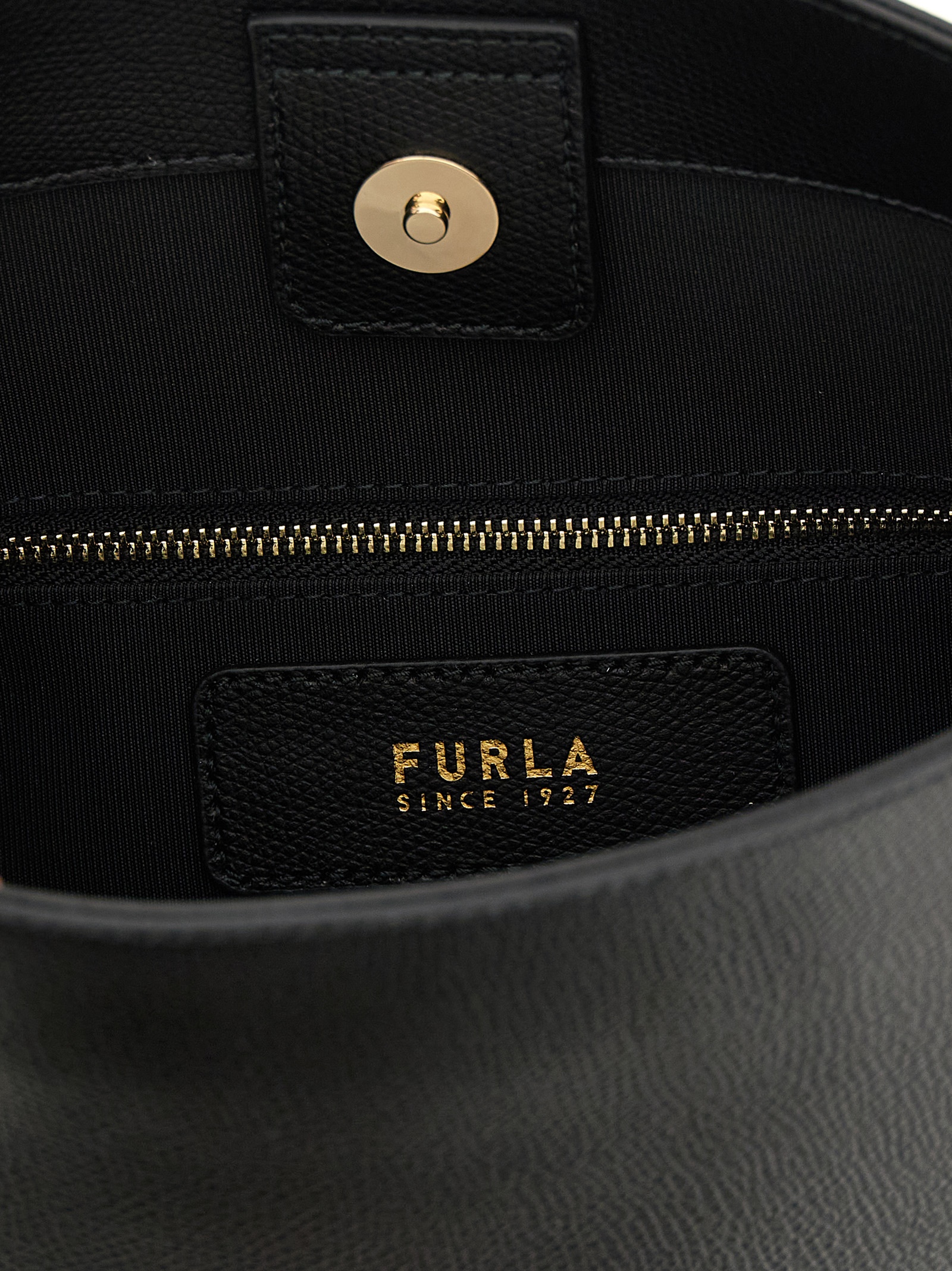 Furla Black Calfskin Shoulder Bag Furla Black Calfskin Shoulder Bag - Image 4