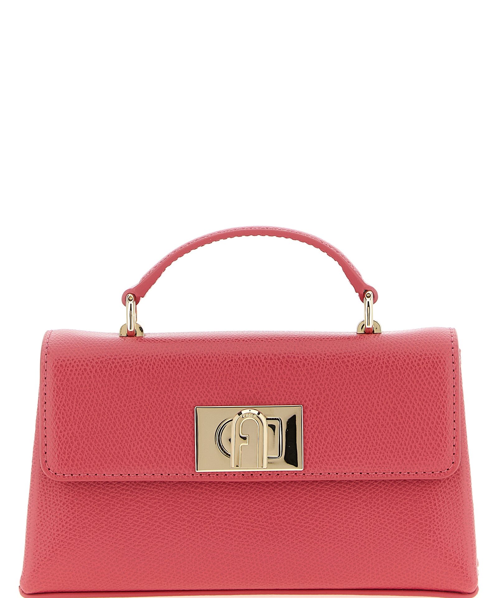 Furla Fuchsia Calfskin Crossbody Bag