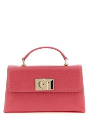 Furla dvispalvė odinė rankinė per petį