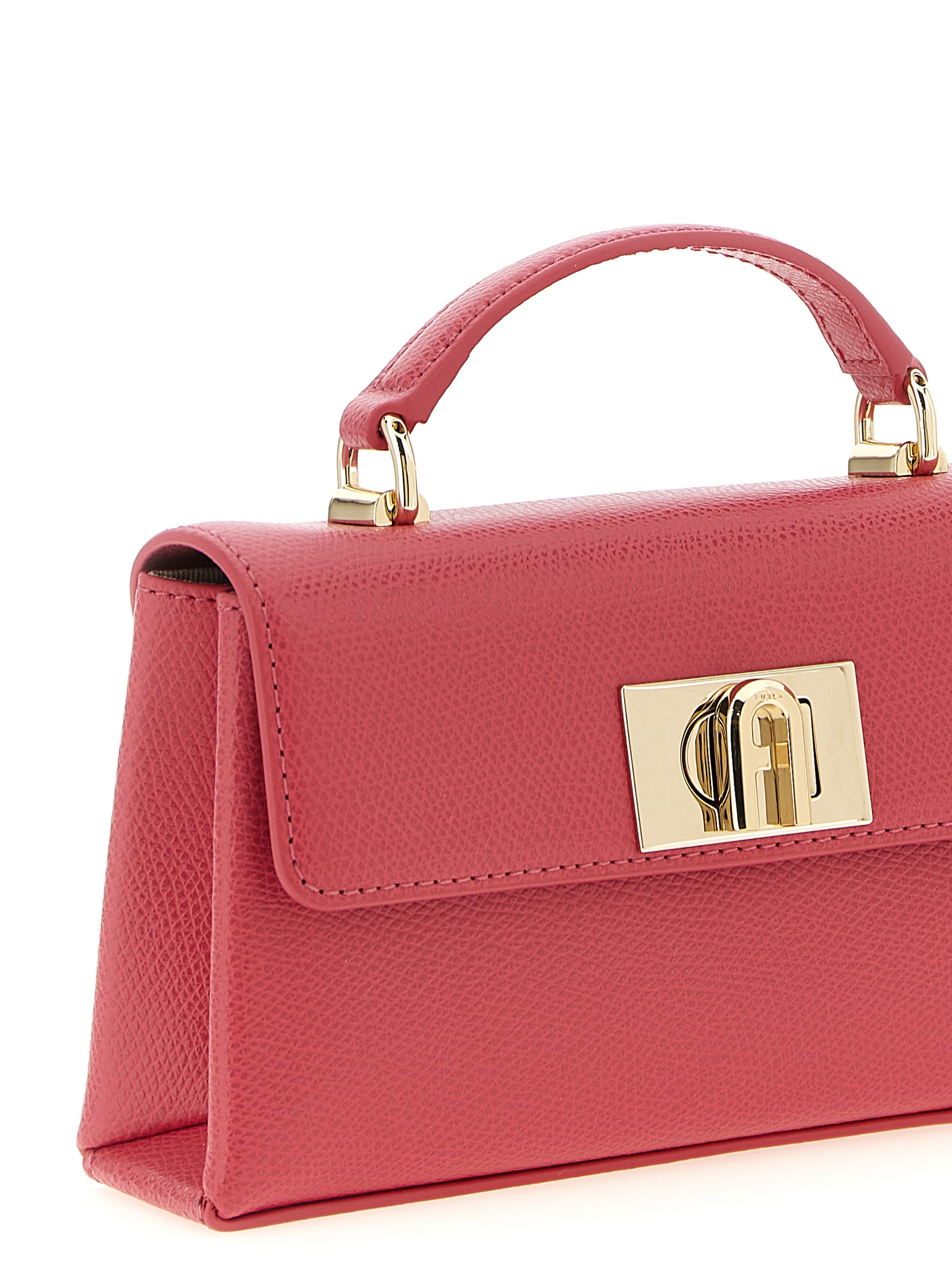 Furla Fuchsia Calfskin Crossbody Bag Furla Fuchsia Calfskin Crossbody Bag - Image 3