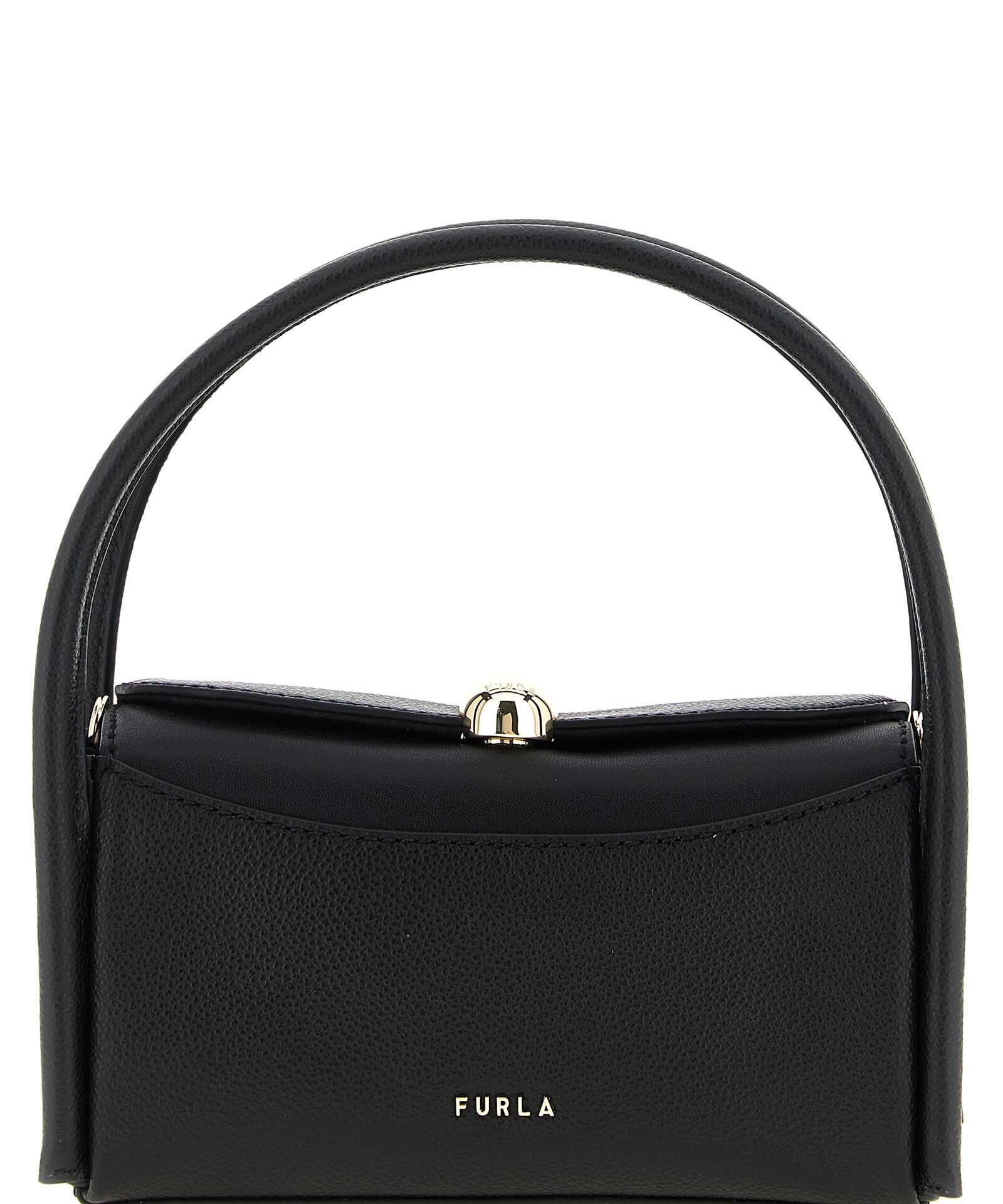 Furla Black Calfskin Handbag