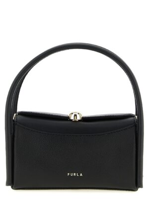 Furla Black Calfskin Handbag
