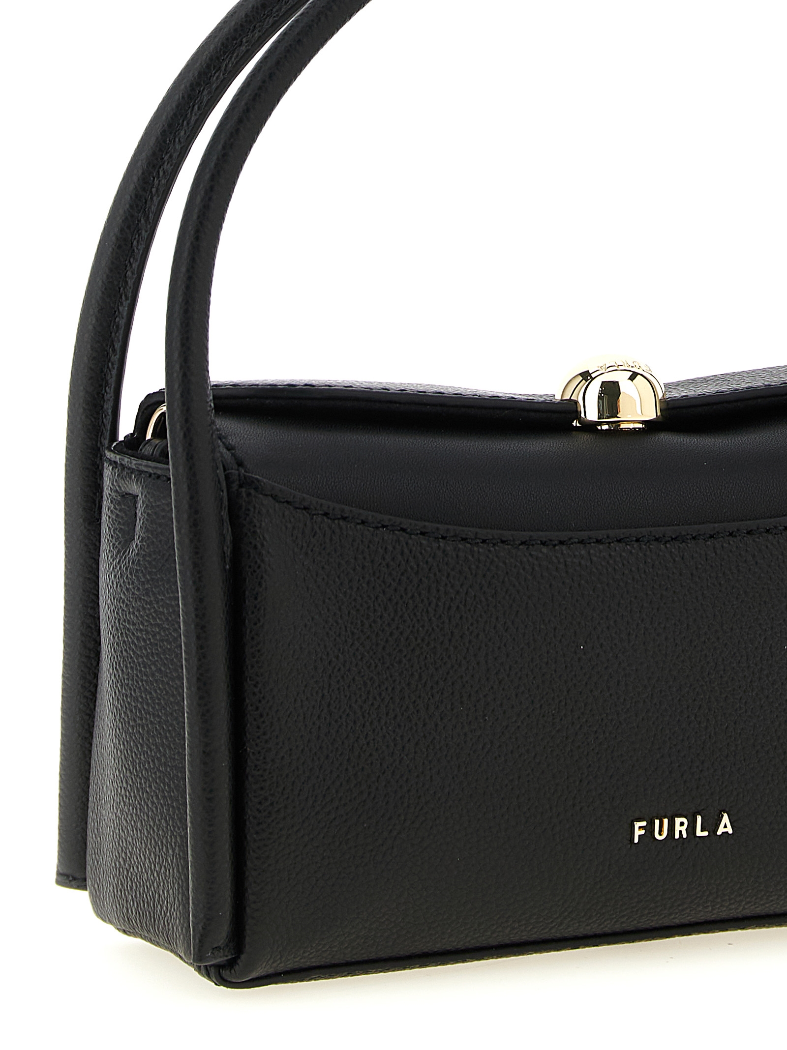 Furla Black Calfskin Handbag Furla Black Calfskin Handbag - Image 3