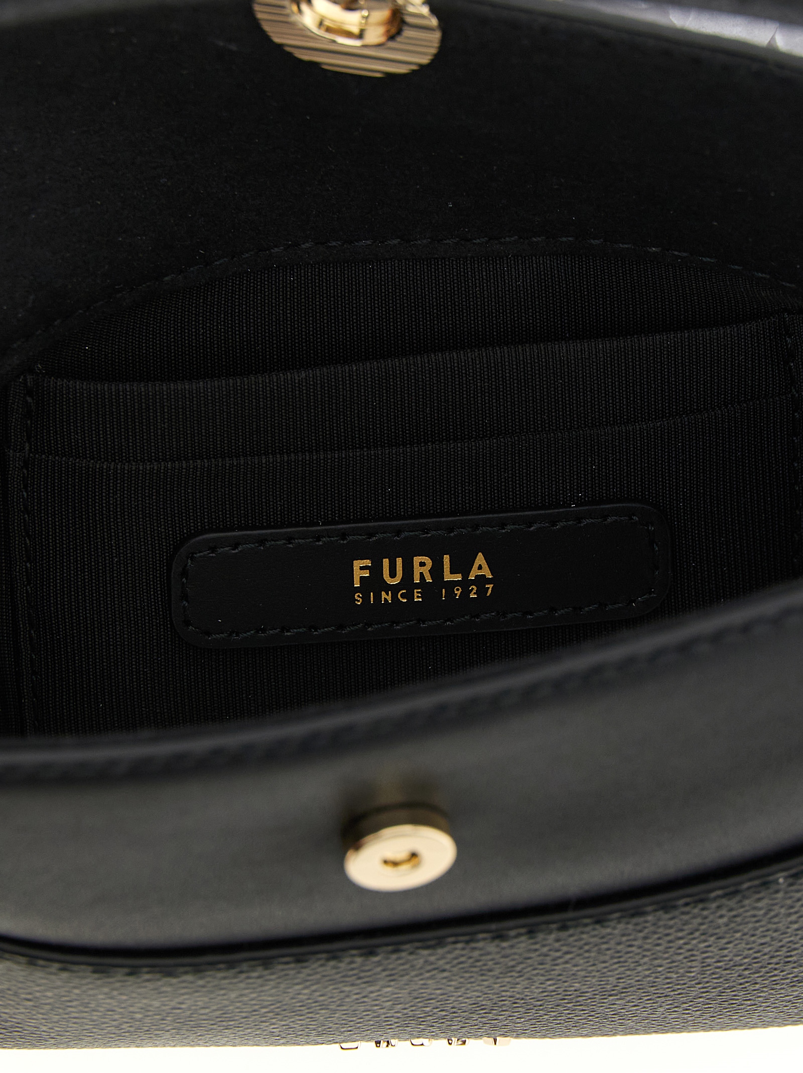 Furla Black Calfskin Handbag Furla Black Calfskin Handbag - Image 4