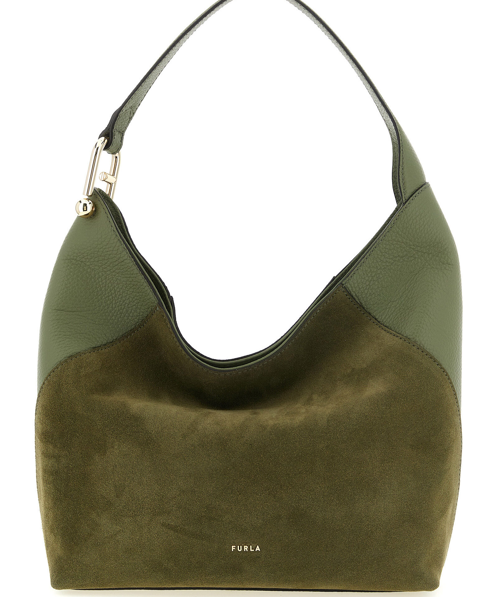 Furla Bicolor Calfskin Shoulder Bag