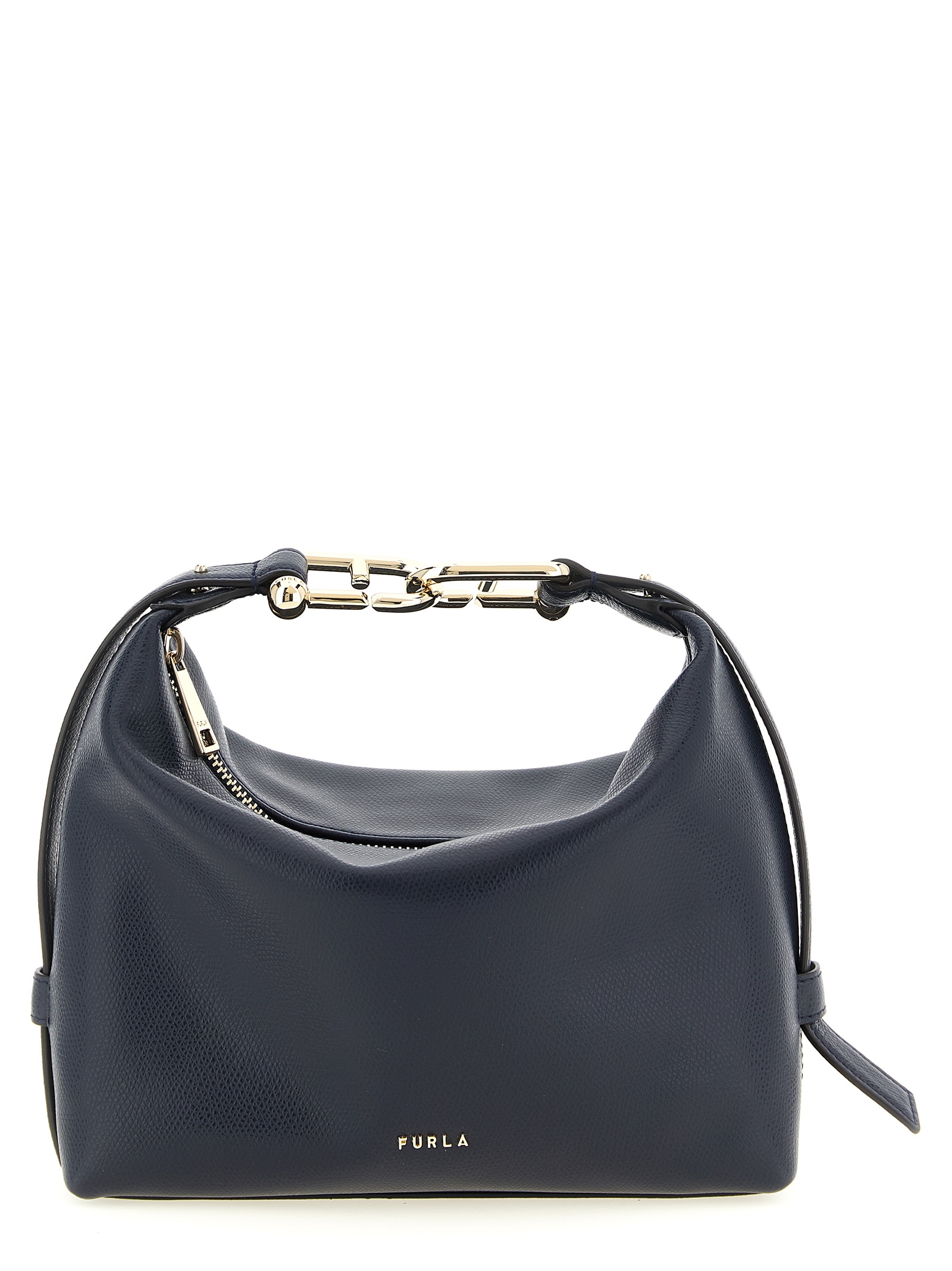 Furla Blue Calfskin Shoulder Bag Furla Blue Calfskin Shoulder Bag