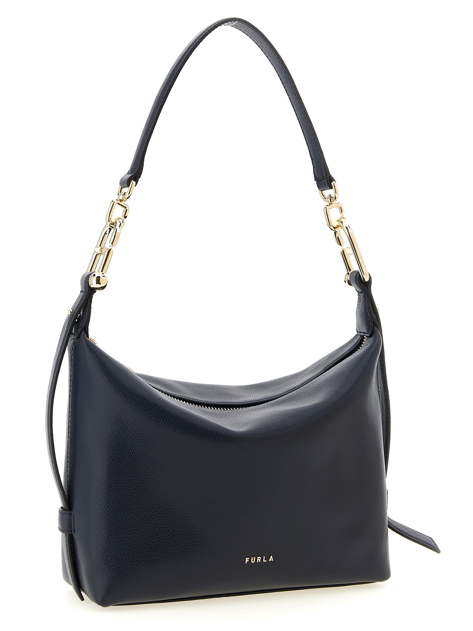 Furla Blue Calfskin Shoulder Bag Furla Blue Calfskin Shoulder Bag - Image 3