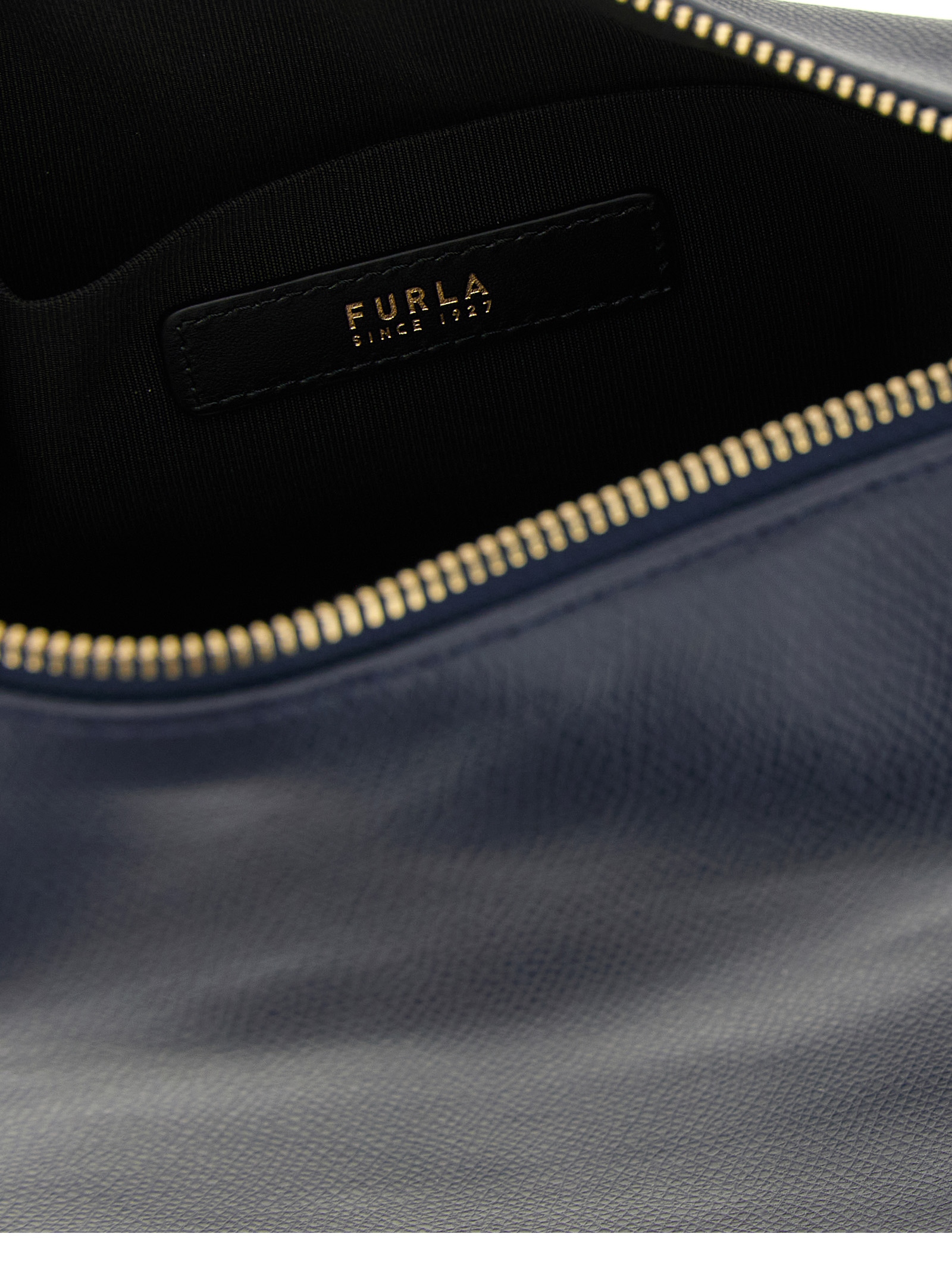 Furla Blue Calfskin Shoulder Bag Furla Blue Calfskin Shoulder Bag - Image 4